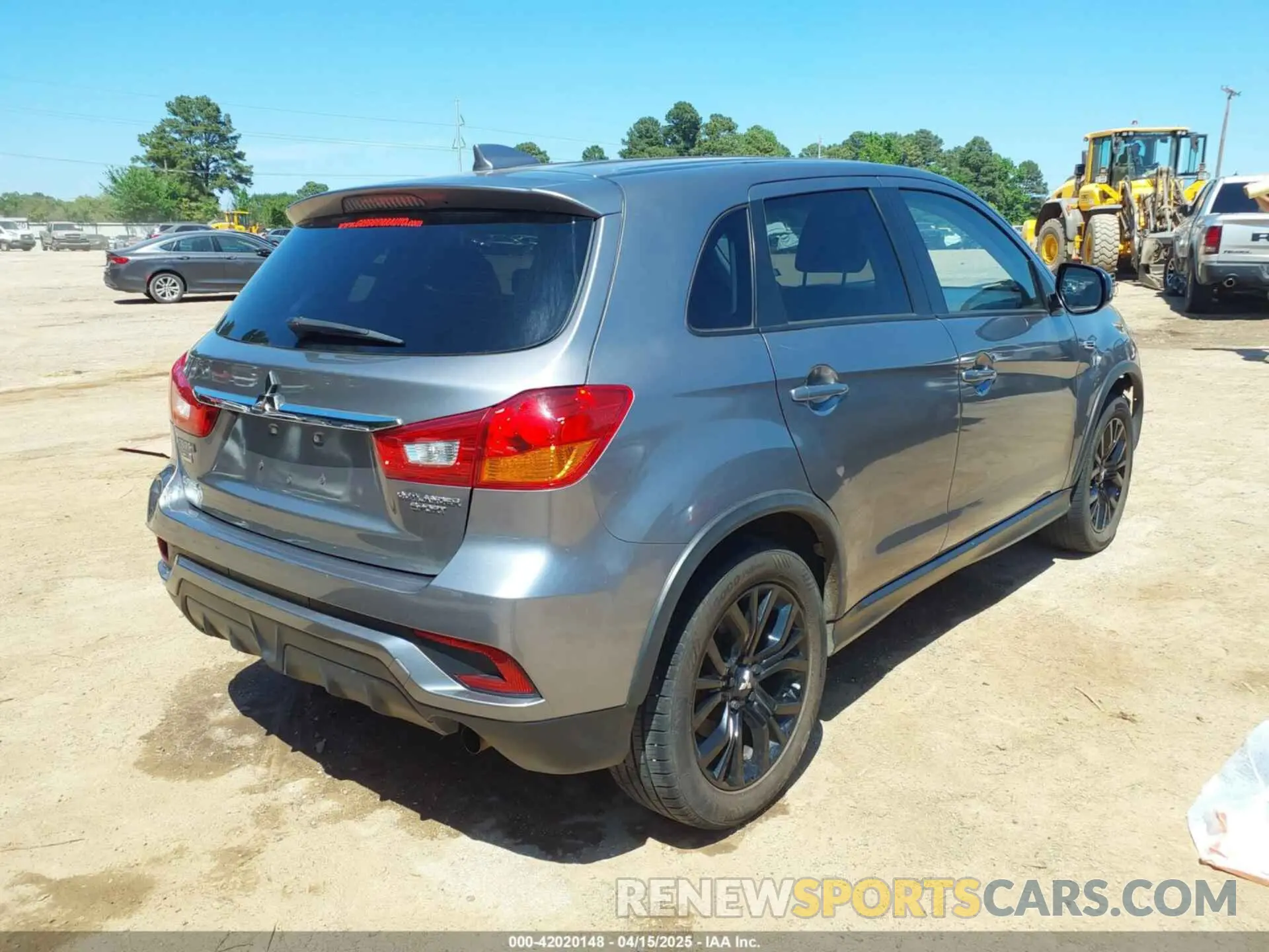 4 Photograph of a damaged car JA4AP3AU0KU027160 MITSUBISHI OUTLANDER SPORT 2019