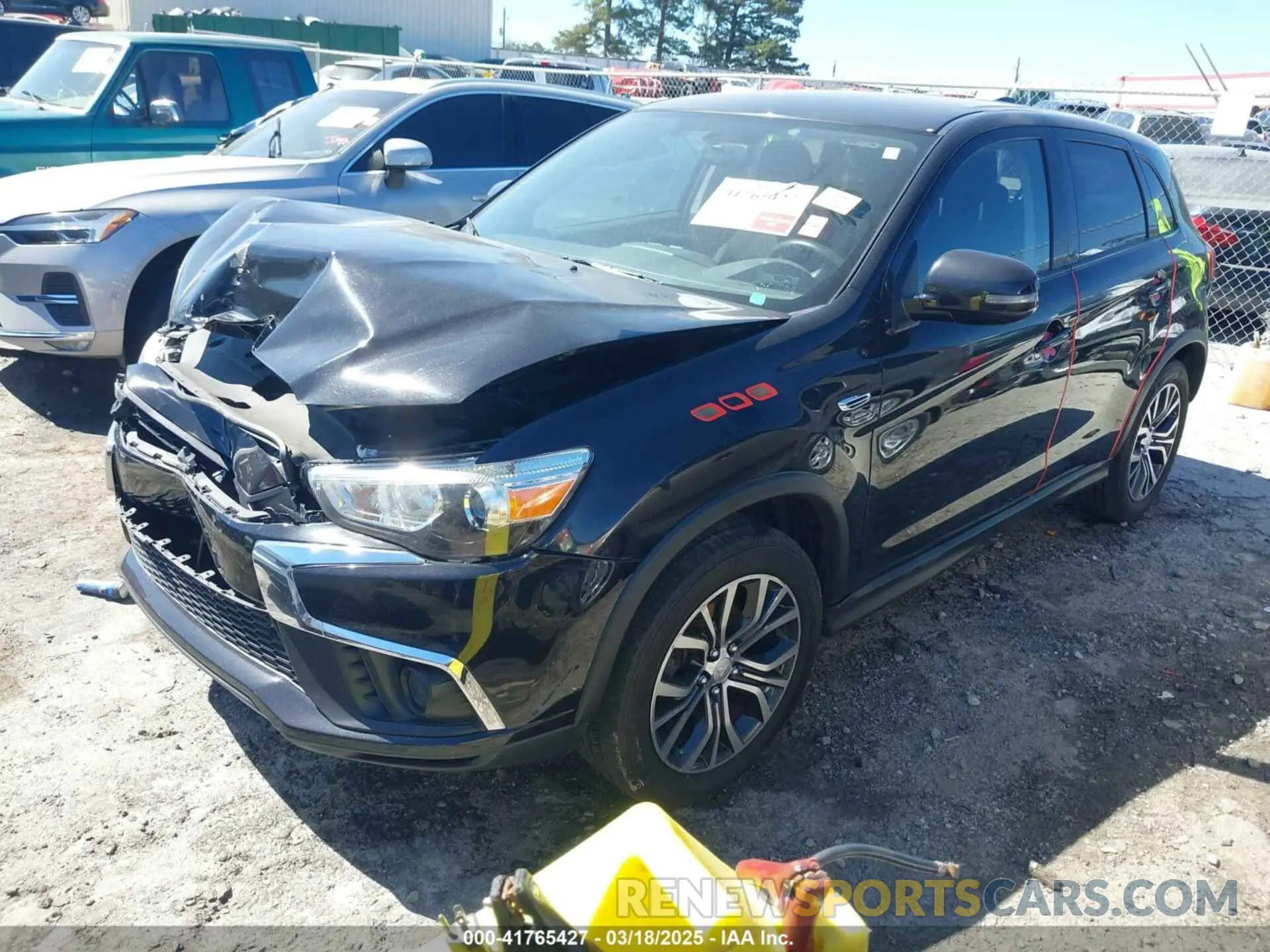 2 Photograph of a damaged car JA4AP3AU0KU028521 MITSUBISHI OUTLANDER SPORT 2019