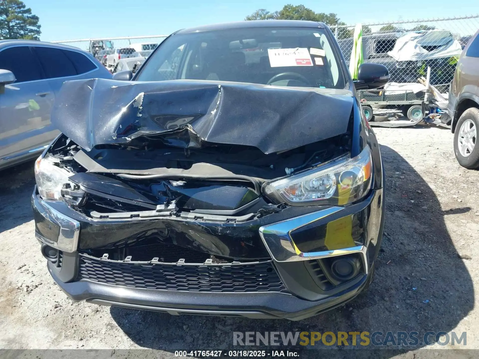 6 Photograph of a damaged car JA4AP3AU0KU028521 MITSUBISHI OUTLANDER SPORT 2019