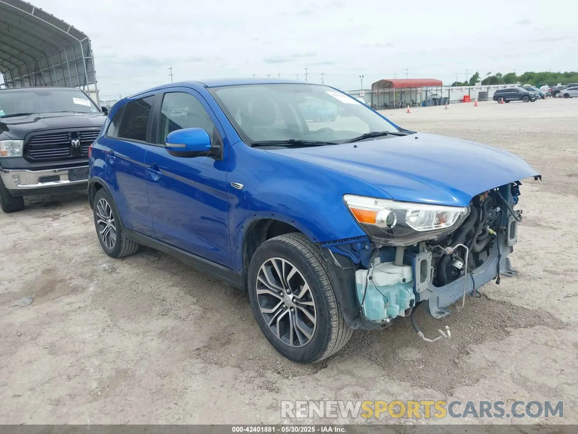 1 Photograph of a damaged car JA4AP3AU1KU018886 MITSUBISHI OUTLANDER SPORT 2019