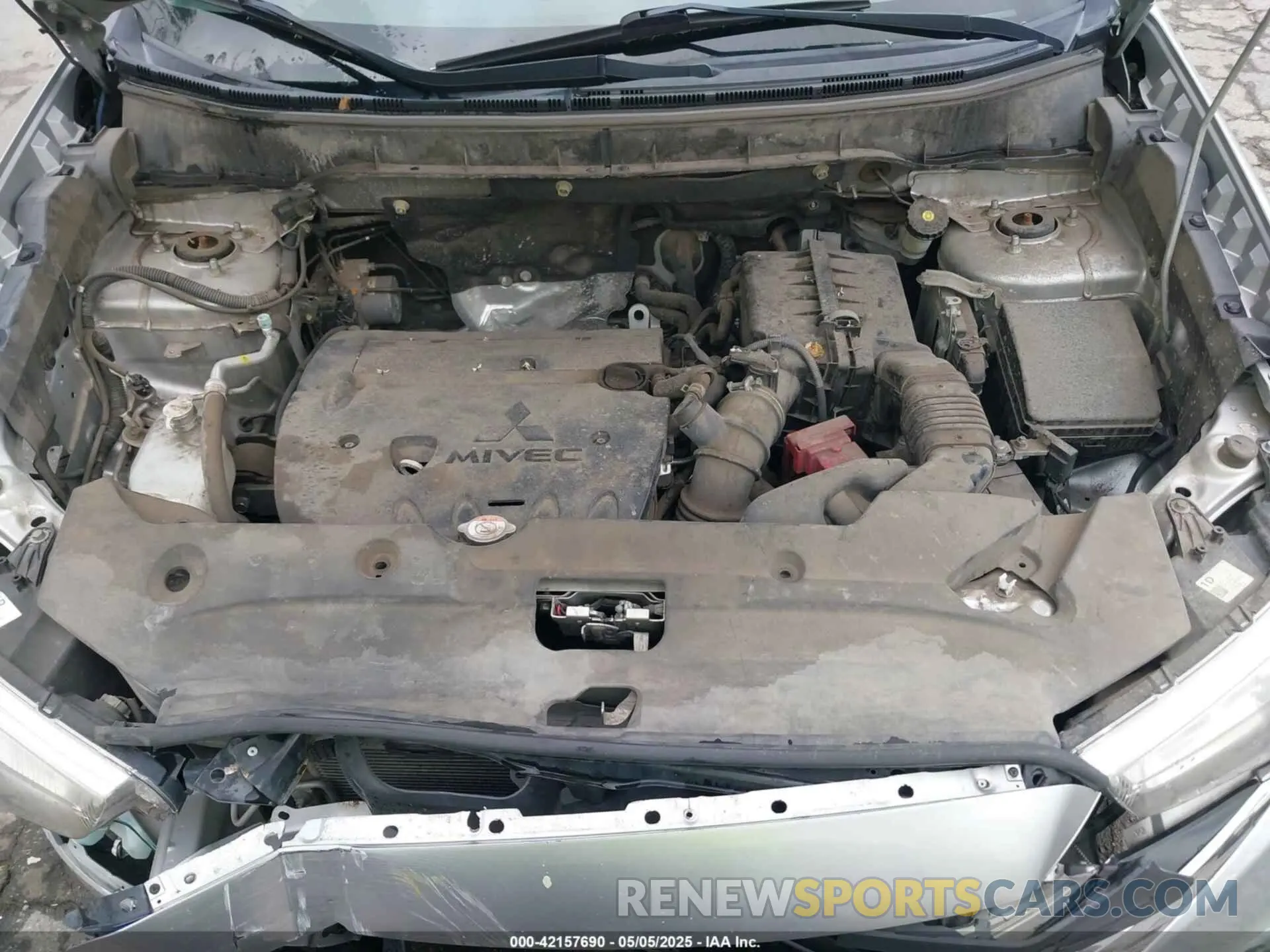 10 Photograph of a damaged car JA4AP3AU2KU003703 MITSUBISHI OUTLANDER SPORT 2019
