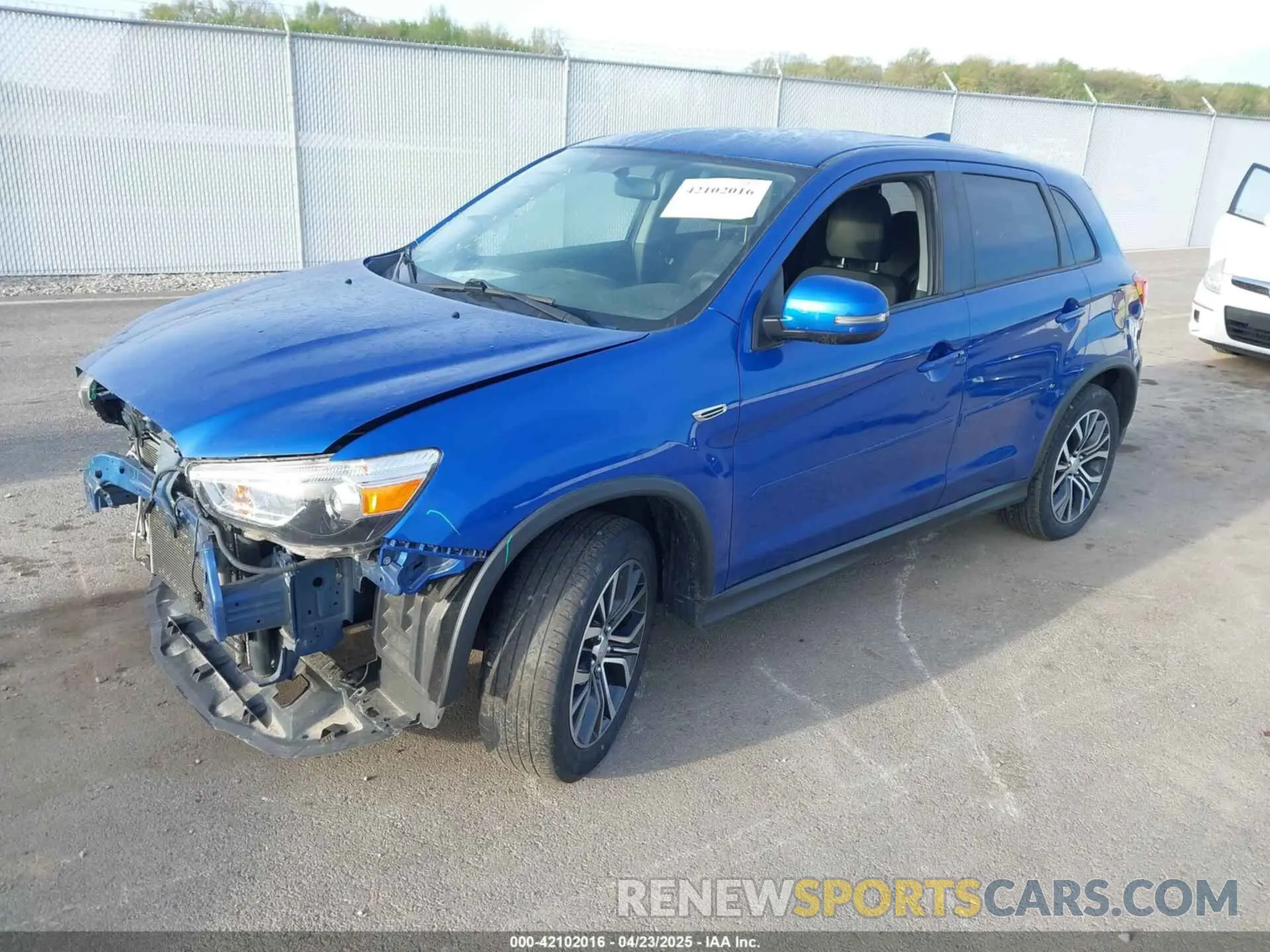 2 Photograph of a damaged car JA4AP3AU2KU018380 MITSUBISHI OUTLANDER SPORT 2019