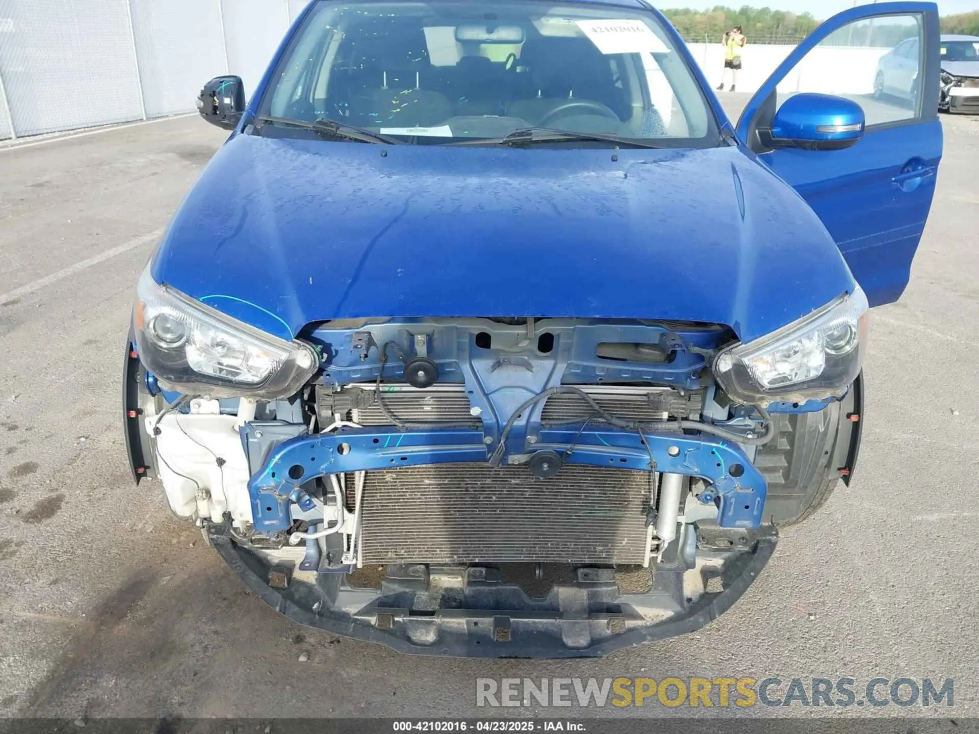 6 Photograph of a damaged car JA4AP3AU2KU018380 MITSUBISHI OUTLANDER SPORT 2019