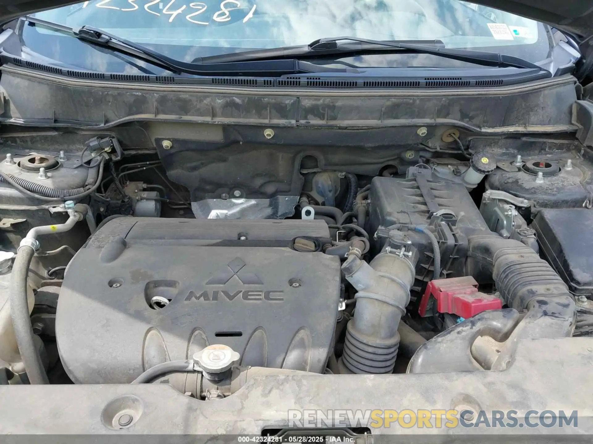 10 Photograph of a damaged car JA4AP3AU2KU020954 MITSUBISHI OUTLANDER SPORT 2019