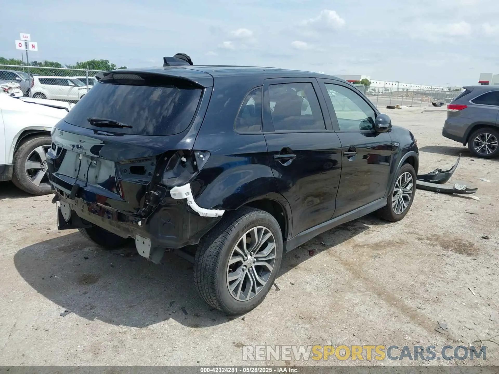 4 Photograph of a damaged car JA4AP3AU2KU020954 MITSUBISHI OUTLANDER SPORT 2019