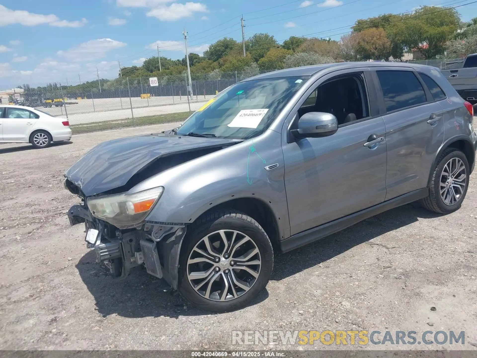 2 Photograph of a damaged car JA4AP3AU3KU013236 MITSUBISHI OUTLANDER SPORT 2019