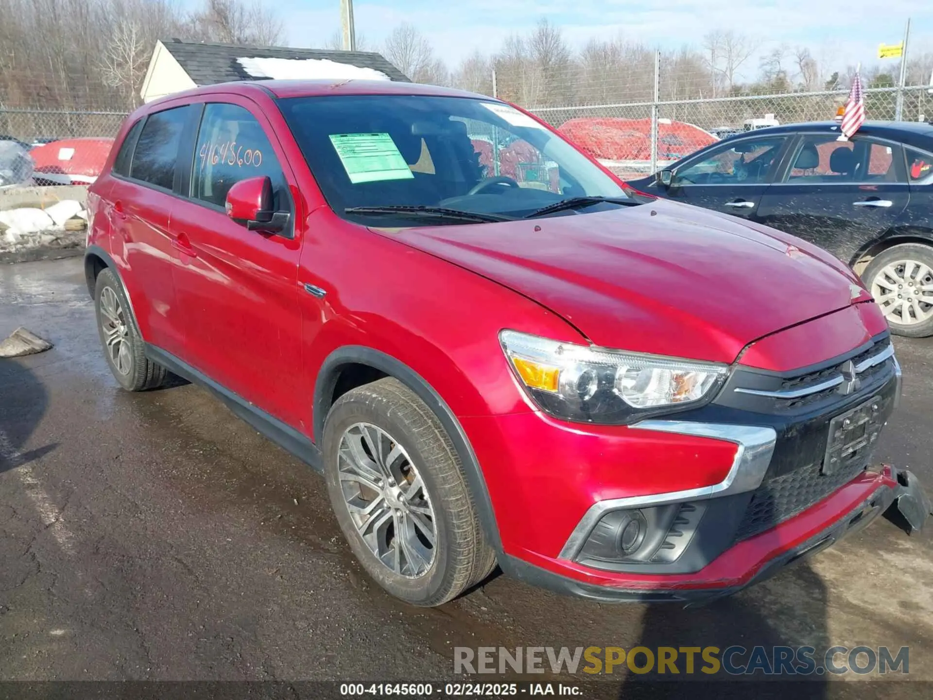 1 Photograph of a damaged car JA4AP3AU3KU018453 MITSUBISHI OUTLANDER SPORT 2019