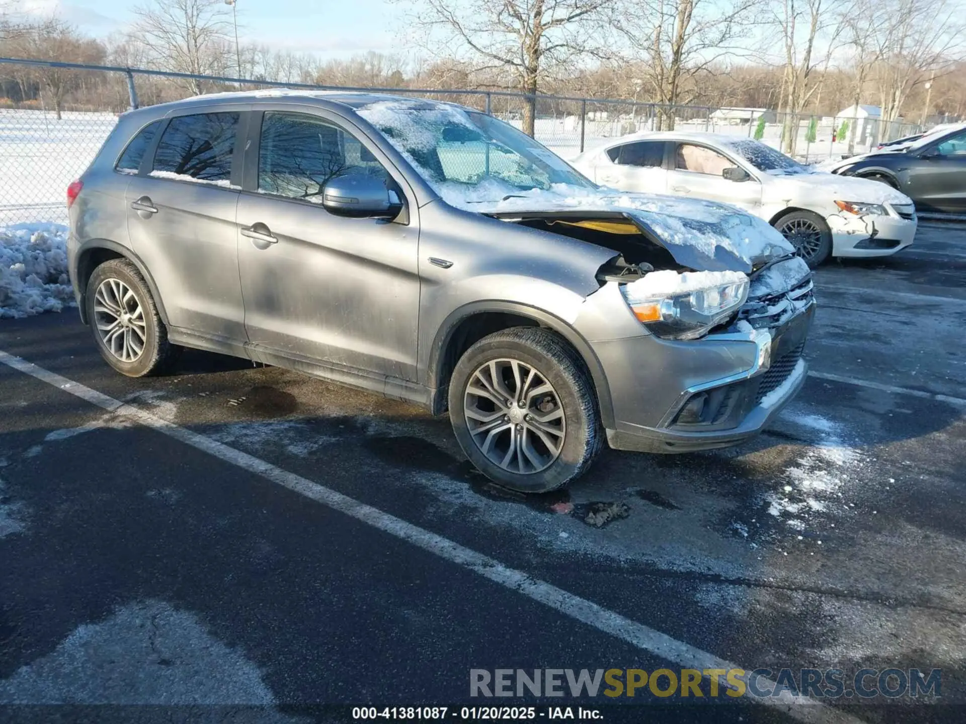 1 Photograph of a damaged car JA4AP3AU3KU029596 MITSUBISHI OUTLANDER SPORT 2019