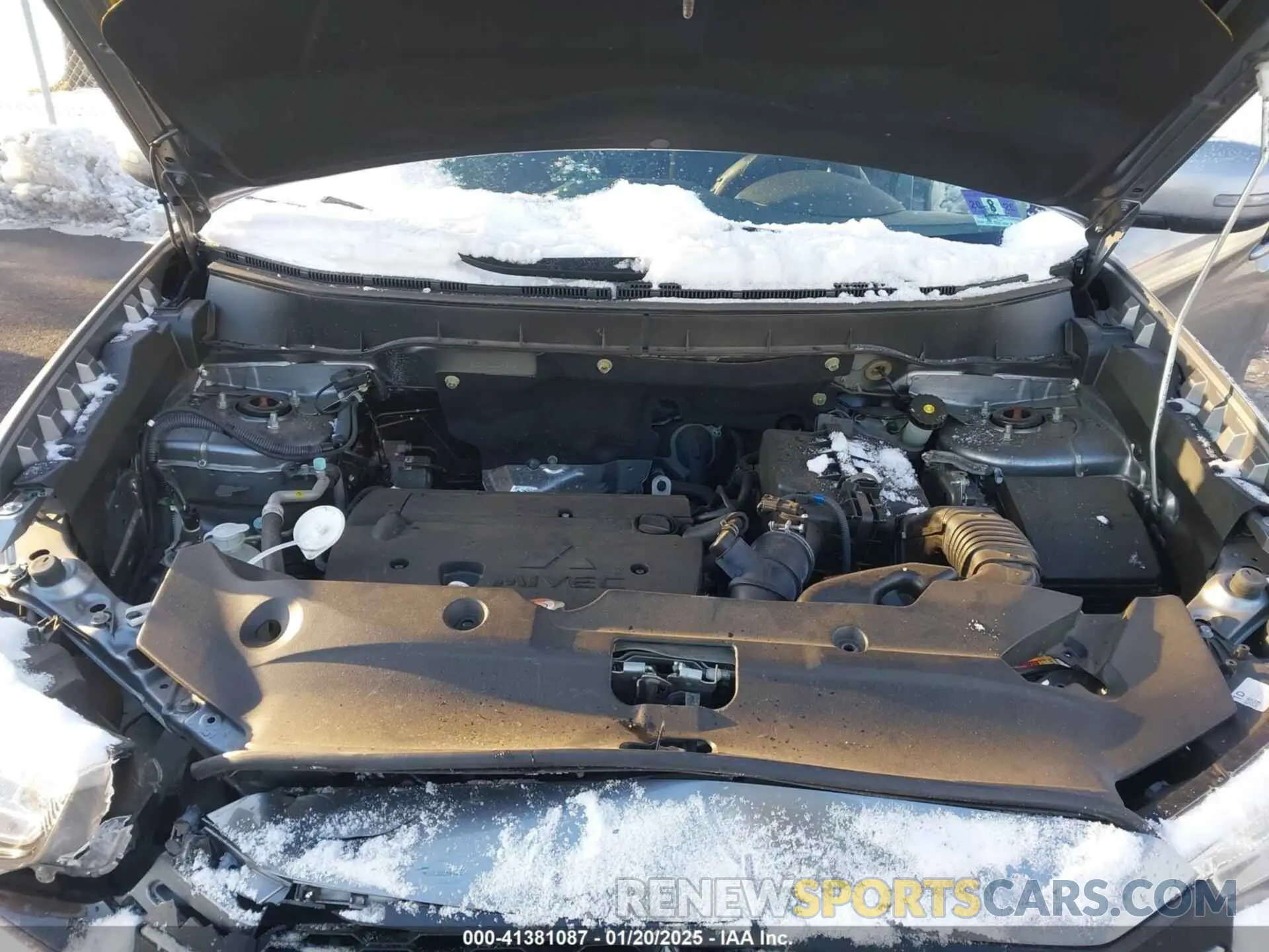 10 Photograph of a damaged car JA4AP3AU3KU029596 MITSUBISHI OUTLANDER SPORT 2019