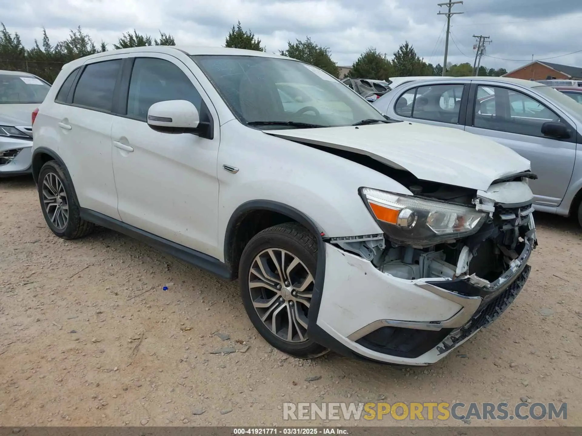 1 Photograph of a damaged car JA4AP3AU4KU021247 MITSUBISHI OUTLANDER SPORT 2019