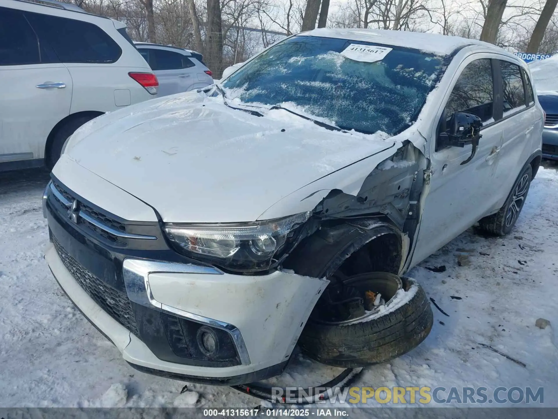 2 Photograph of a damaged car JA4AP3AU5KU008636 MITSUBISHI OUTLANDER SPORT 2019