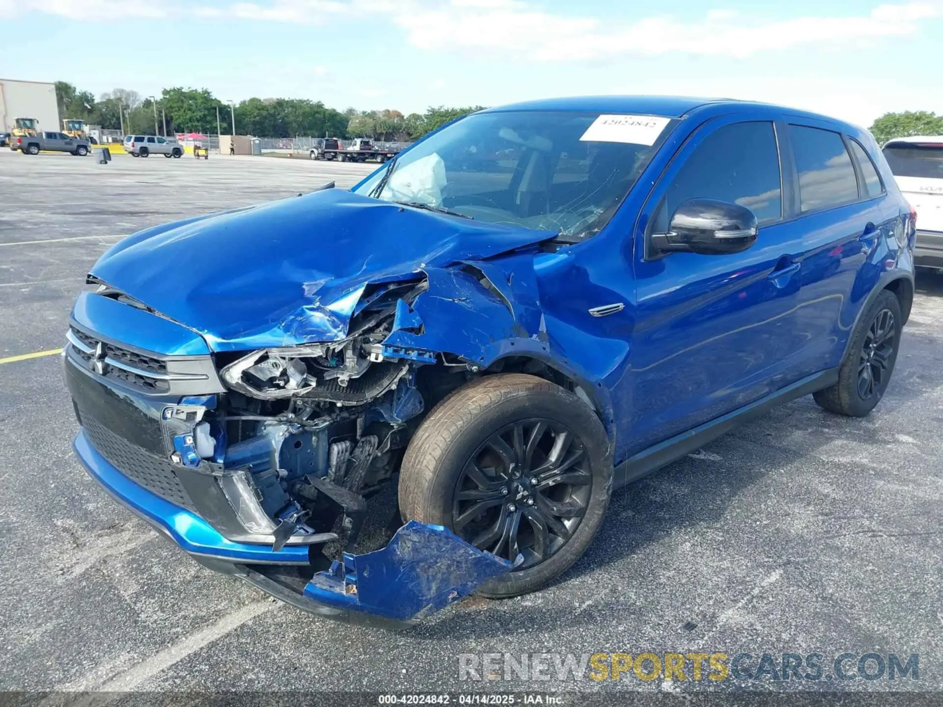 2 Photograph of a damaged car JA4AP3AU5KU009799 MITSUBISHI OUTLANDER SPORT 2019