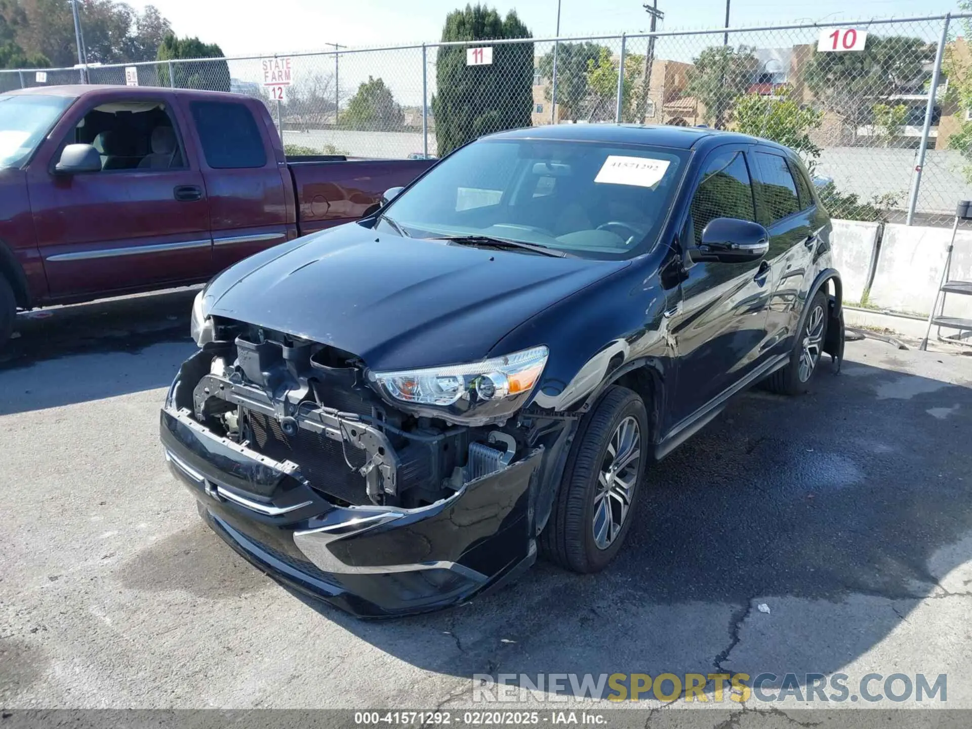 2 Photograph of a damaged car JA4AP3AU6KU012517 MITSUBISHI OUTLANDER SPORT 2019