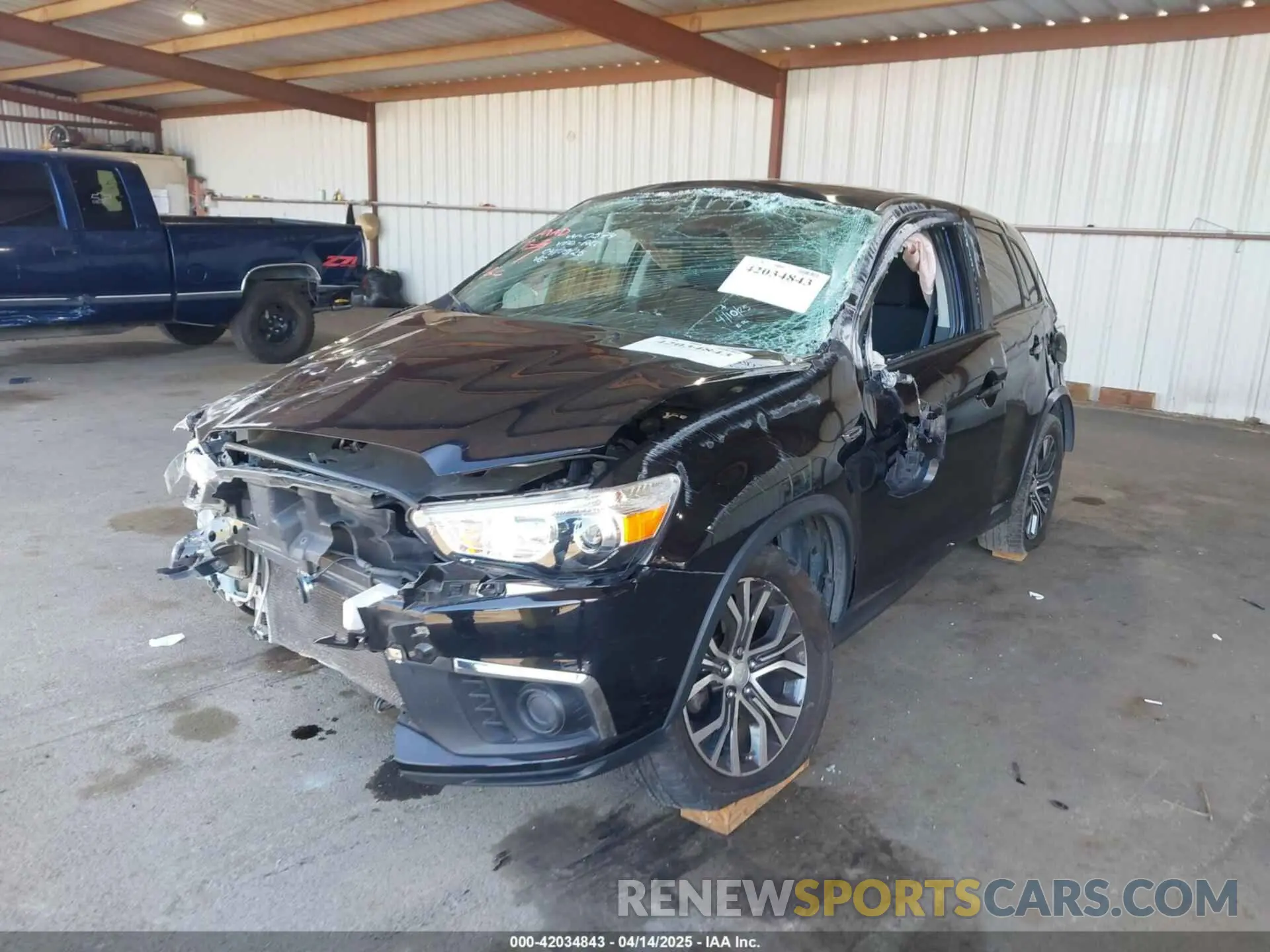 6 Photograph of a damaged car JA4AP3AU6KU013215 MITSUBISHI OUTLANDER SPORT 2019