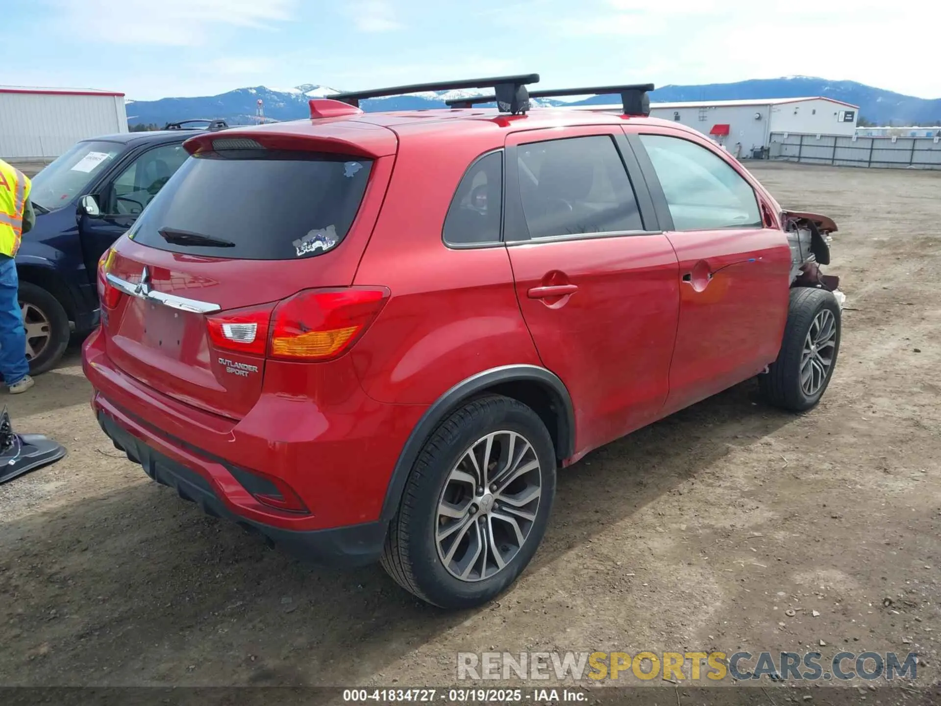 4 Photograph of a damaged car JA4AP3AU6KU019046 MITSUBISHI OUTLANDER SPORT 2019