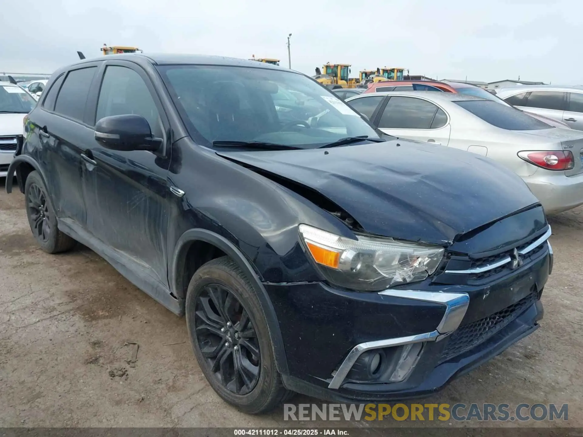 1 Photograph of a damaged car JA4AP3AU7KU015314 MITSUBISHI OUTLANDER SPORT 2019