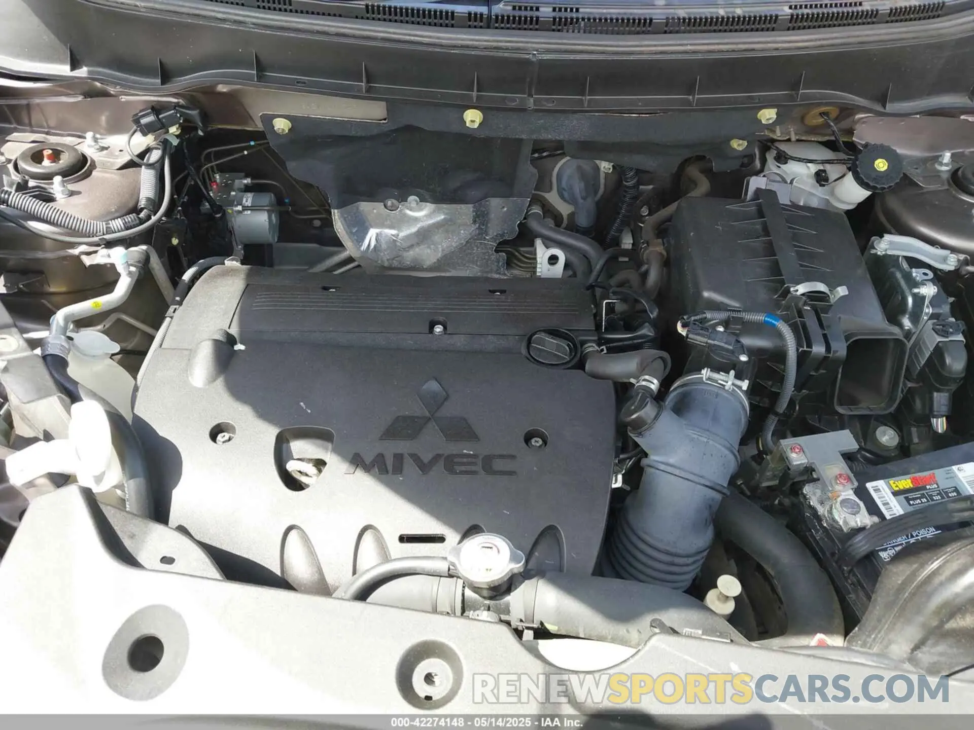 10 Photograph of a damaged car JA4AP3AU8KU018481 MITSUBISHI OUTLANDER SPORT 2019