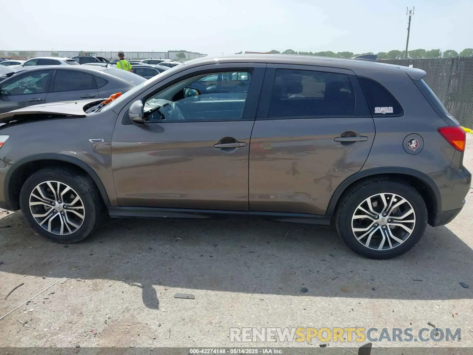 14 Photograph of a damaged car JA4AP3AU8KU018481 MITSUBISHI OUTLANDER SPORT 2019