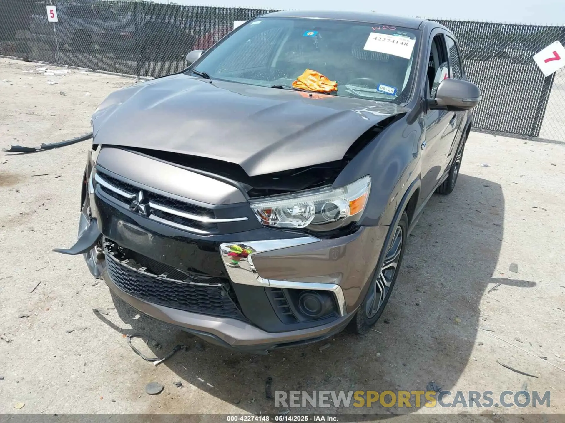2 Photograph of a damaged car JA4AP3AU8KU018481 MITSUBISHI OUTLANDER SPORT 2019