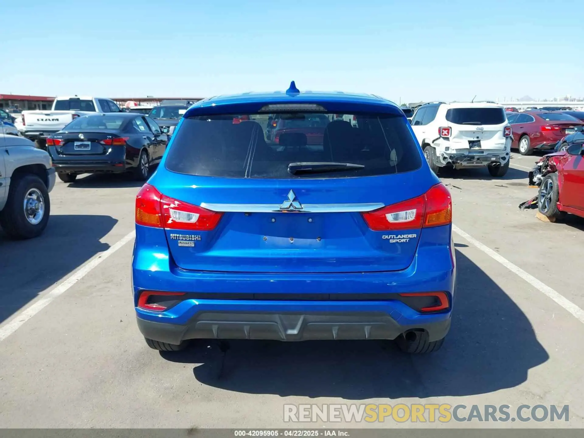 16 Photograph of a damaged car JA4AP3AU8KU025396 MITSUBISHI OUTLANDER SPORT 2019