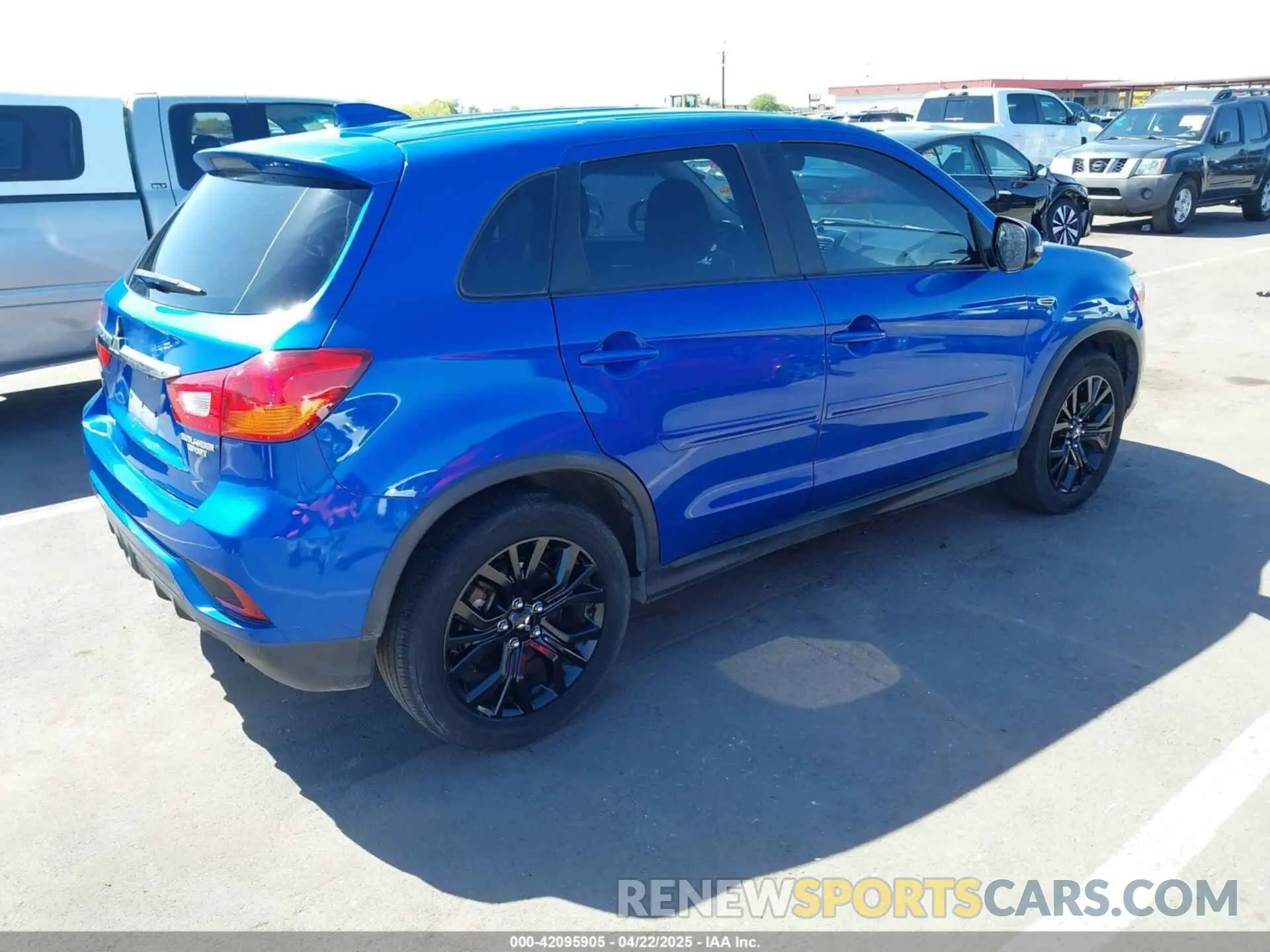 4 Photograph of a damaged car JA4AP3AU8KU025396 MITSUBISHI OUTLANDER SPORT 2019