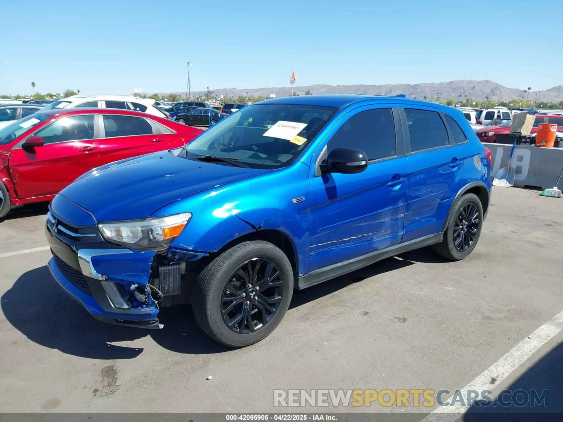 6 Photograph of a damaged car JA4AP3AU8KU025396 MITSUBISHI OUTLANDER SPORT 2019