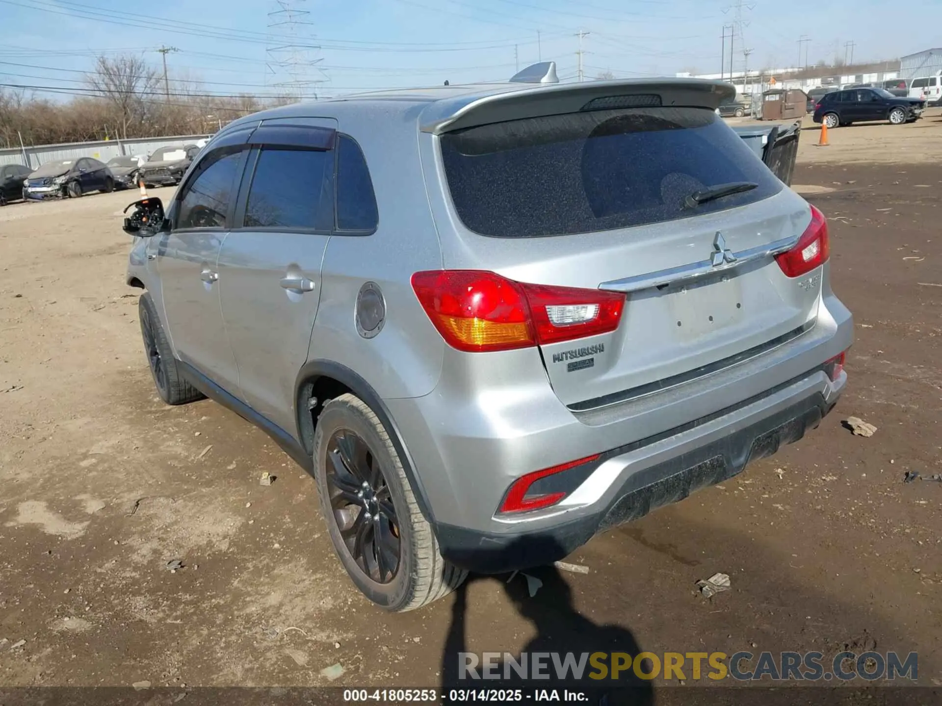 3 Photograph of a damaged car JA4AP3AUXKU015629 MITSUBISHI OUTLANDER SPORT 2019