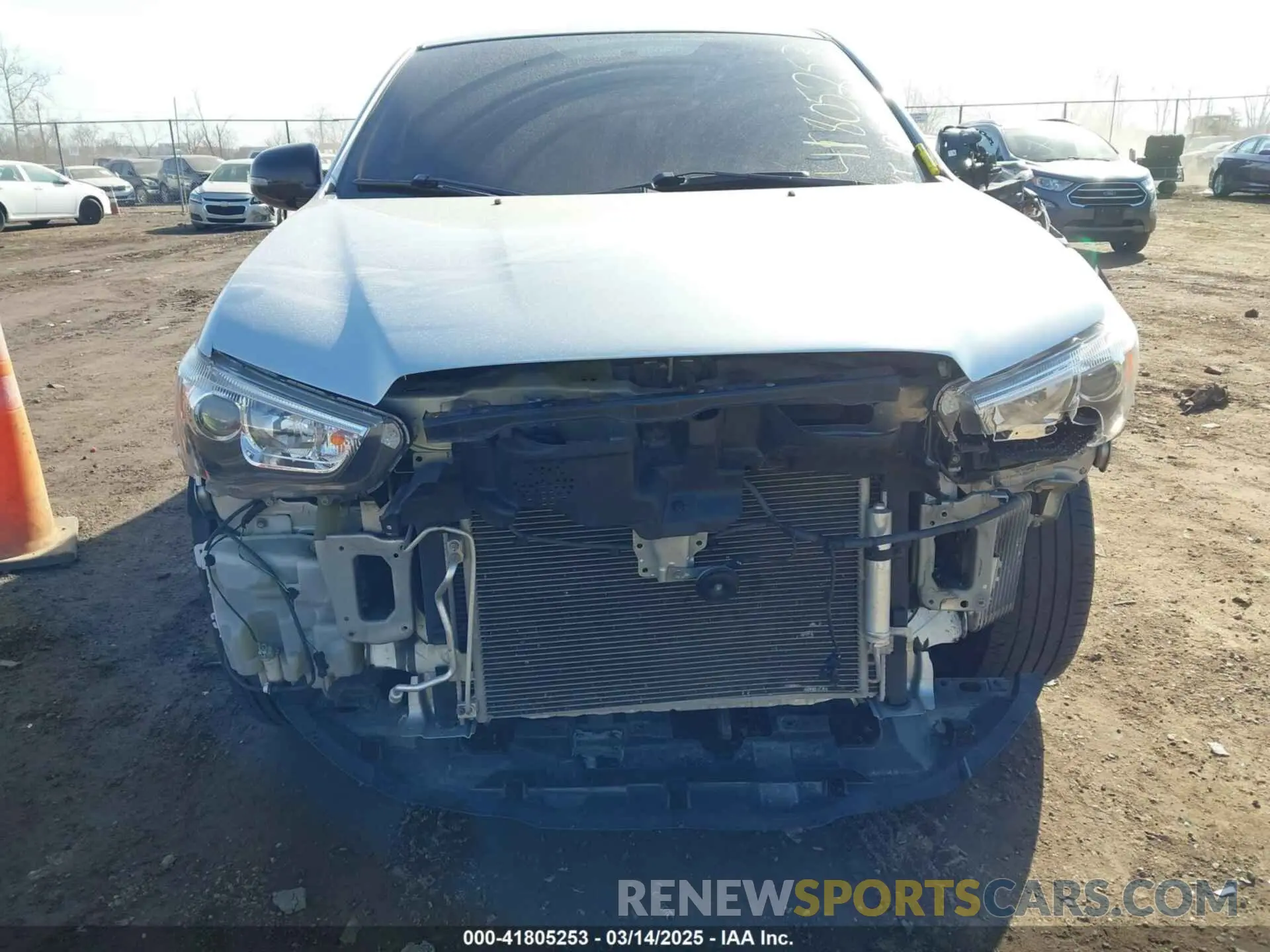 6 Photograph of a damaged car JA4AP3AUXKU015629 MITSUBISHI OUTLANDER SPORT 2019