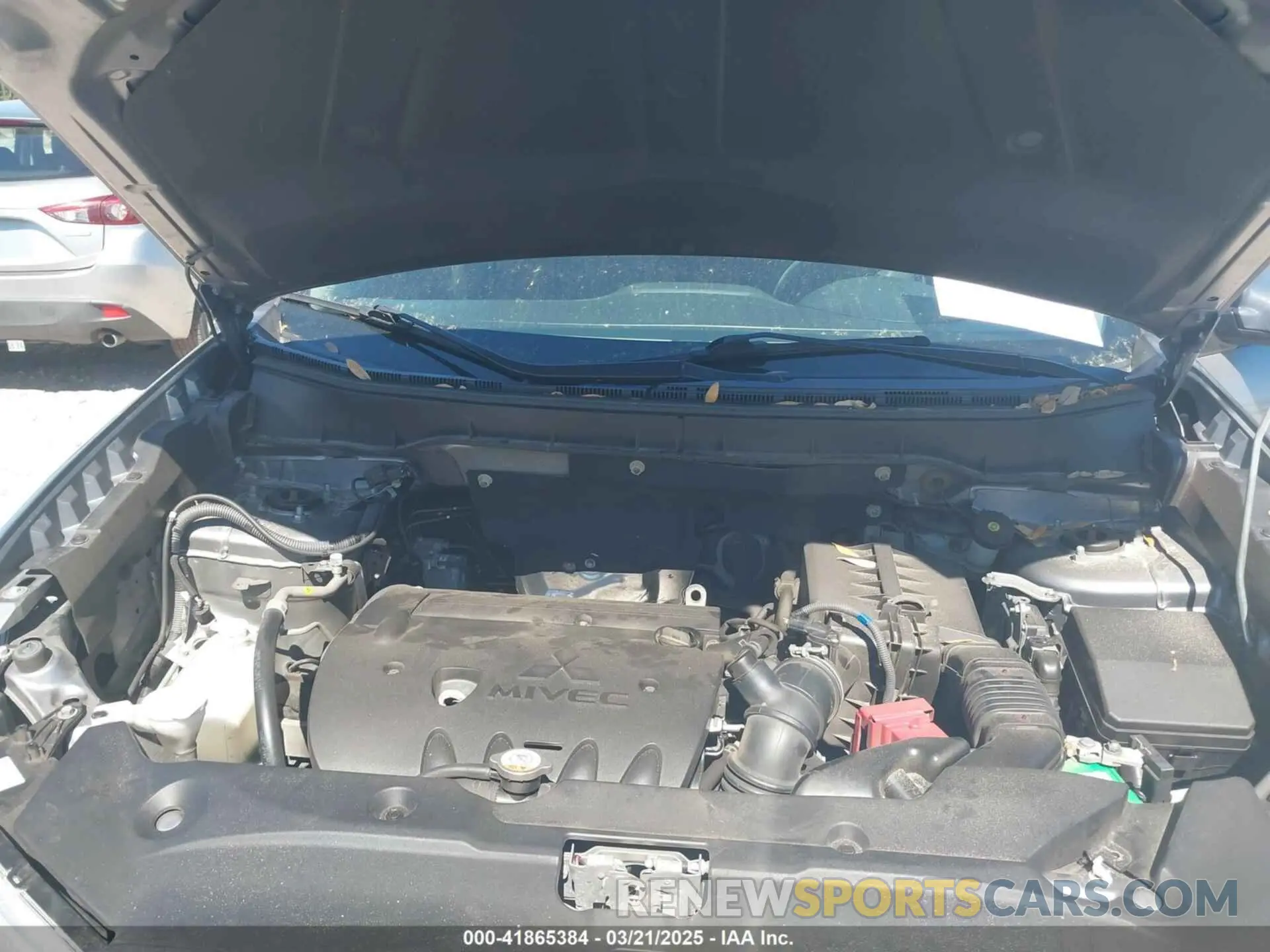 10 Photograph of a damaged car JA4AP3AUXKU028672 MITSUBISHI OUTLANDER SPORT 2019