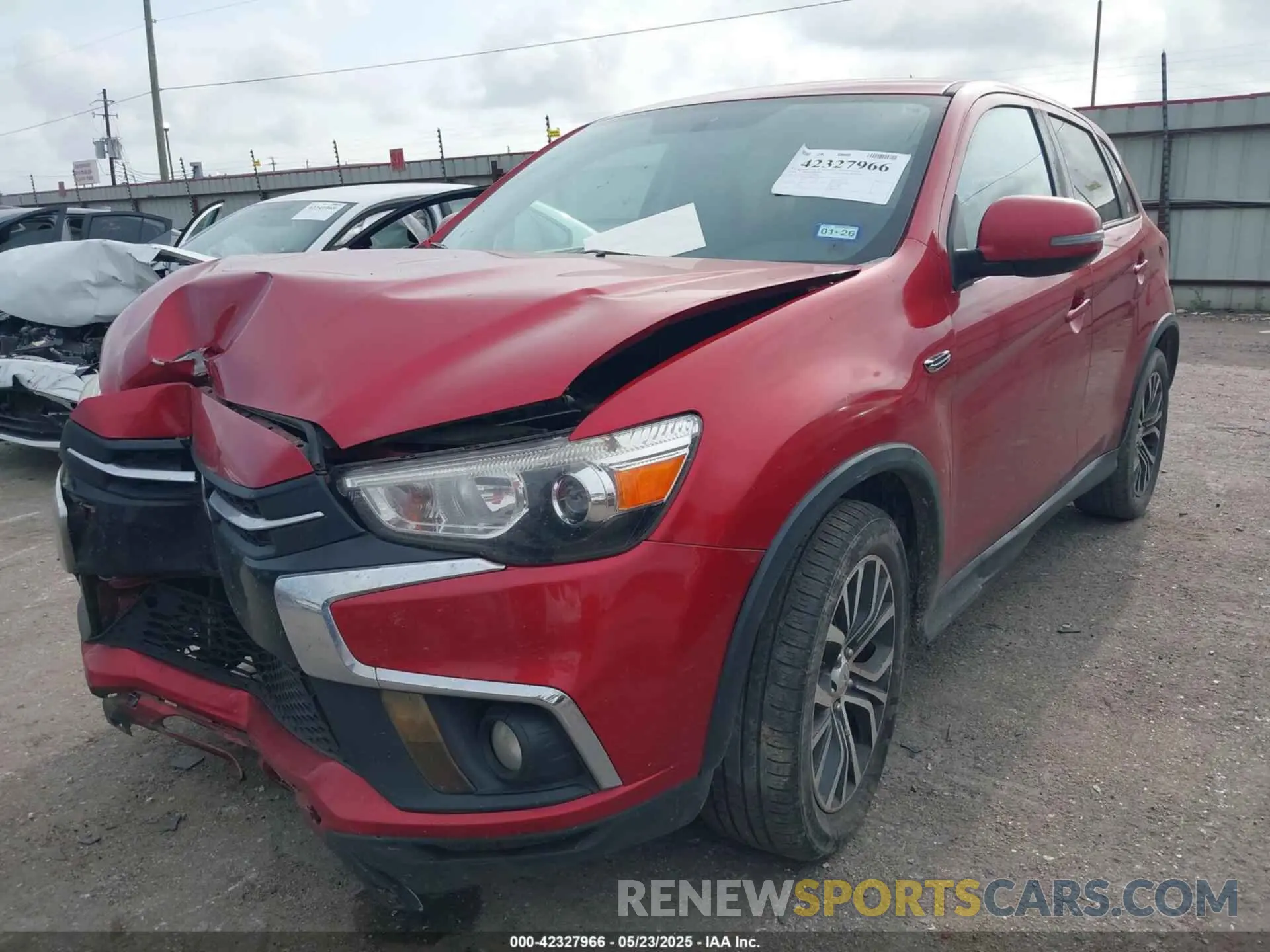 2 Photograph of a damaged car JA4AP4AU0KU024474 MITSUBISHI OUTLANDER SPORT 2019