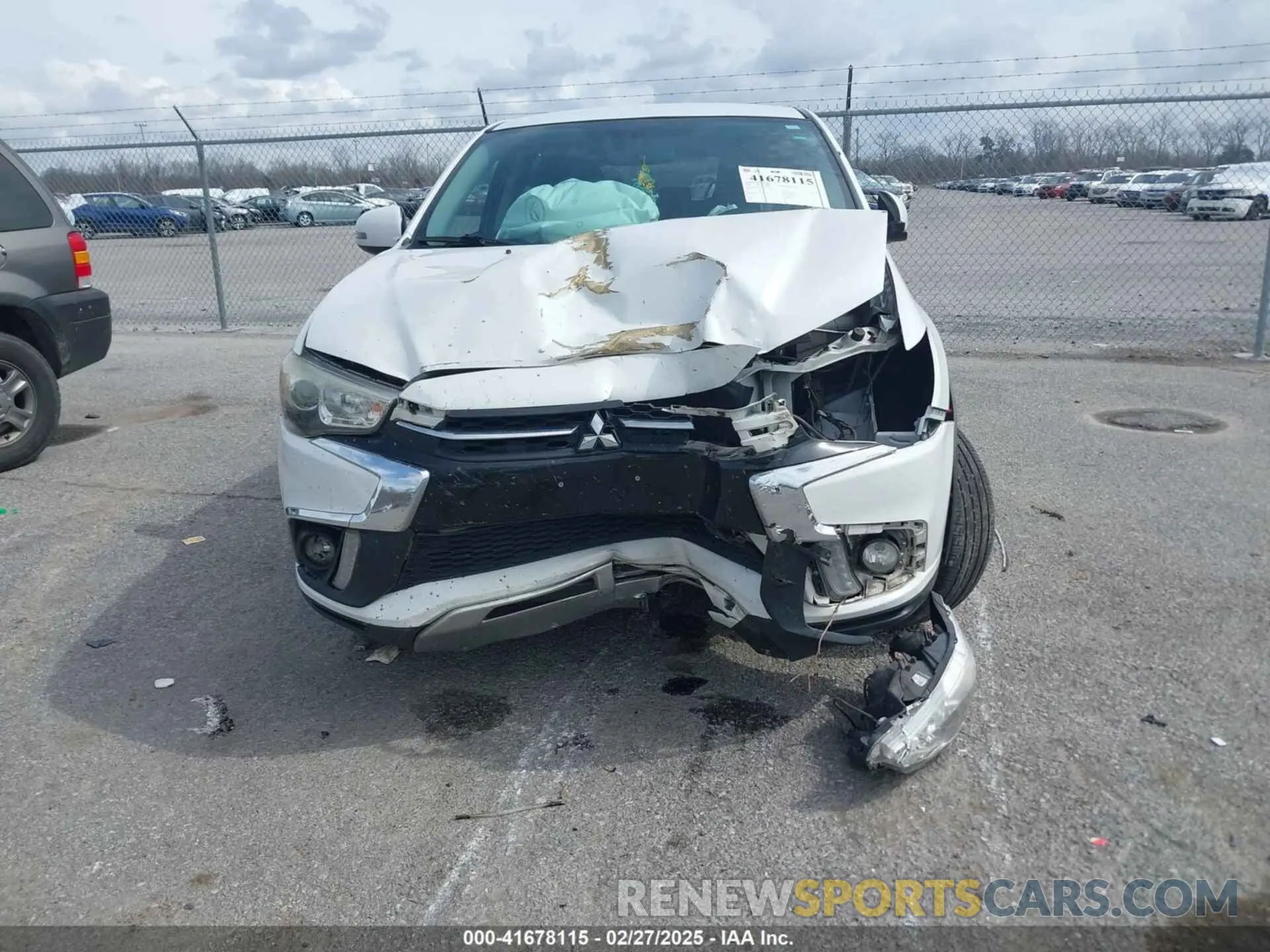 11 Photograph of a damaged car JA4AP4AU2KU012648 MITSUBISHI OUTLANDER SPORT 2019