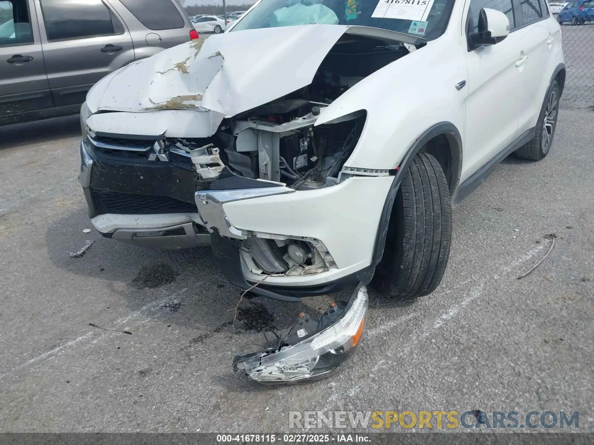 6 Photograph of a damaged car JA4AP4AU2KU012648 MITSUBISHI OUTLANDER SPORT 2019