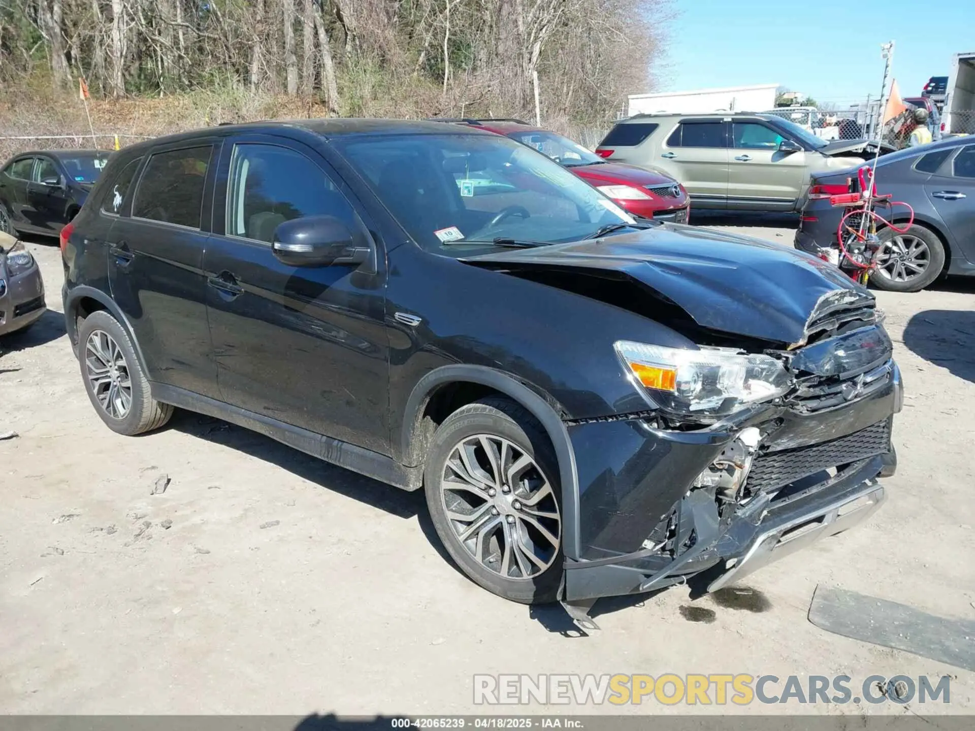 1 Photograph of a damaged car JA4AP4AU7KU013116 MITSUBISHI OUTLANDER SPORT 2019