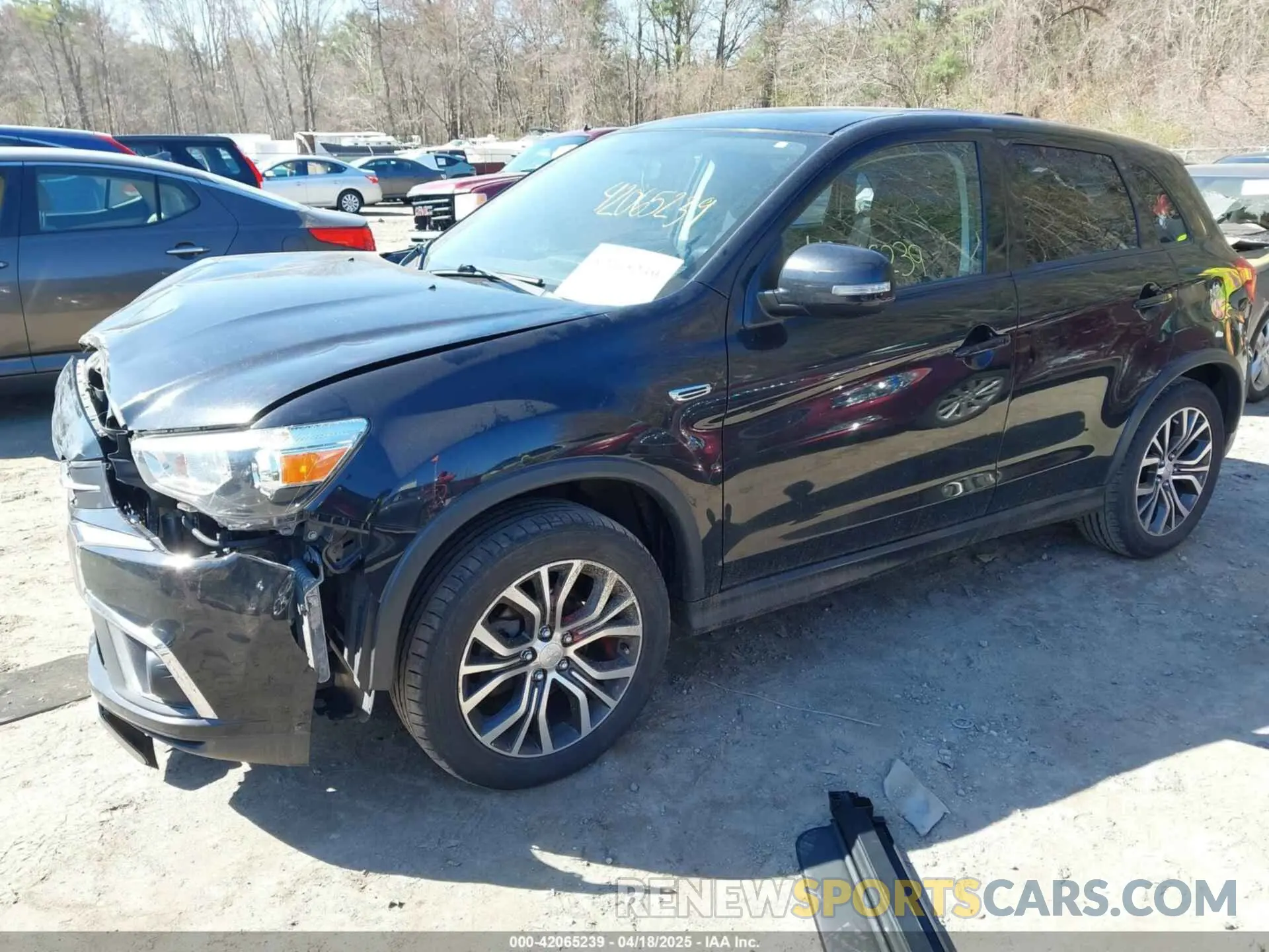 2 Photograph of a damaged car JA4AP4AU7KU013116 MITSUBISHI OUTLANDER SPORT 2019