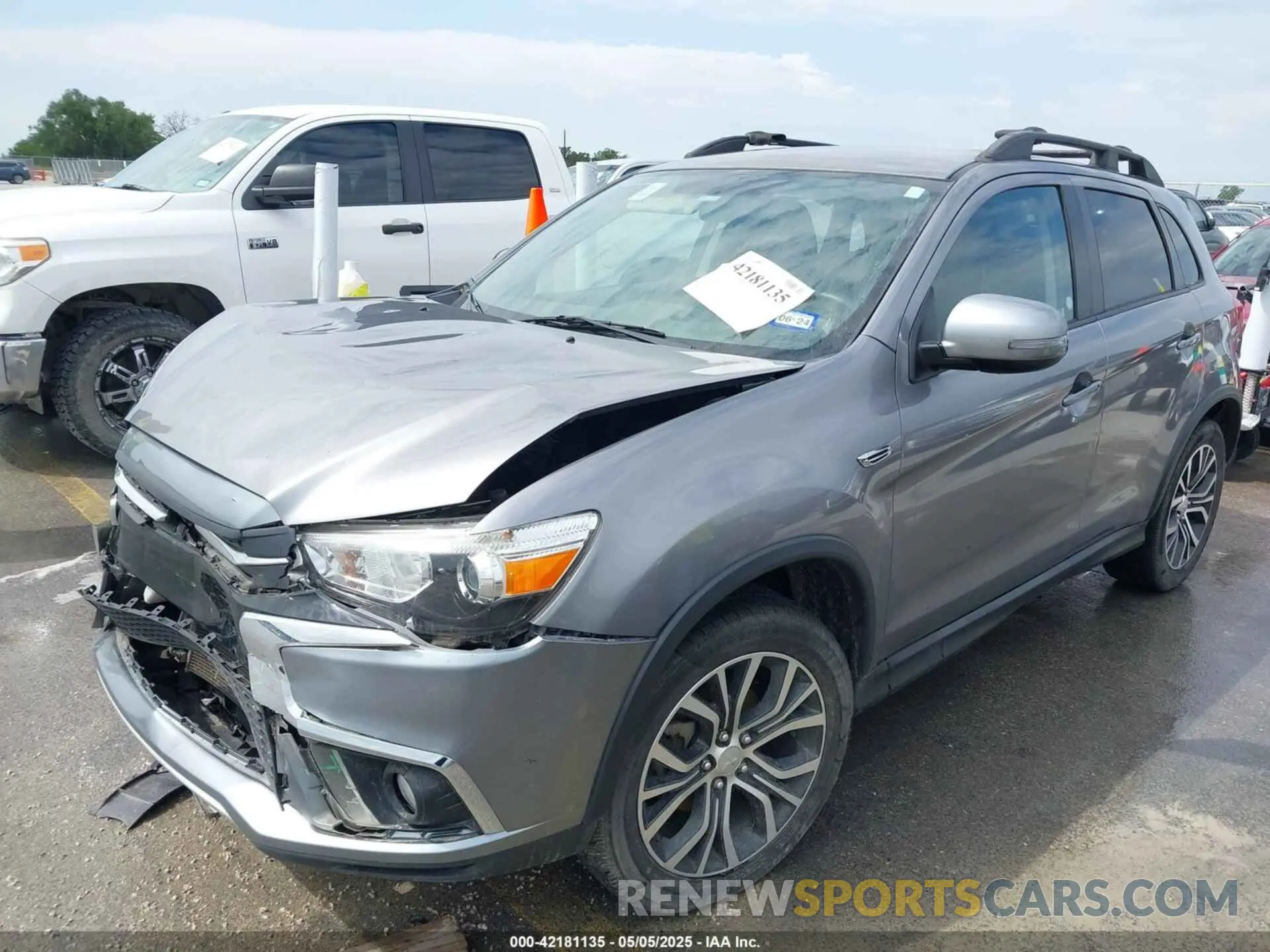 2 Photograph of a damaged car JA4AP4AU8KU013142 MITSUBISHI OUTLANDER SPORT 2019