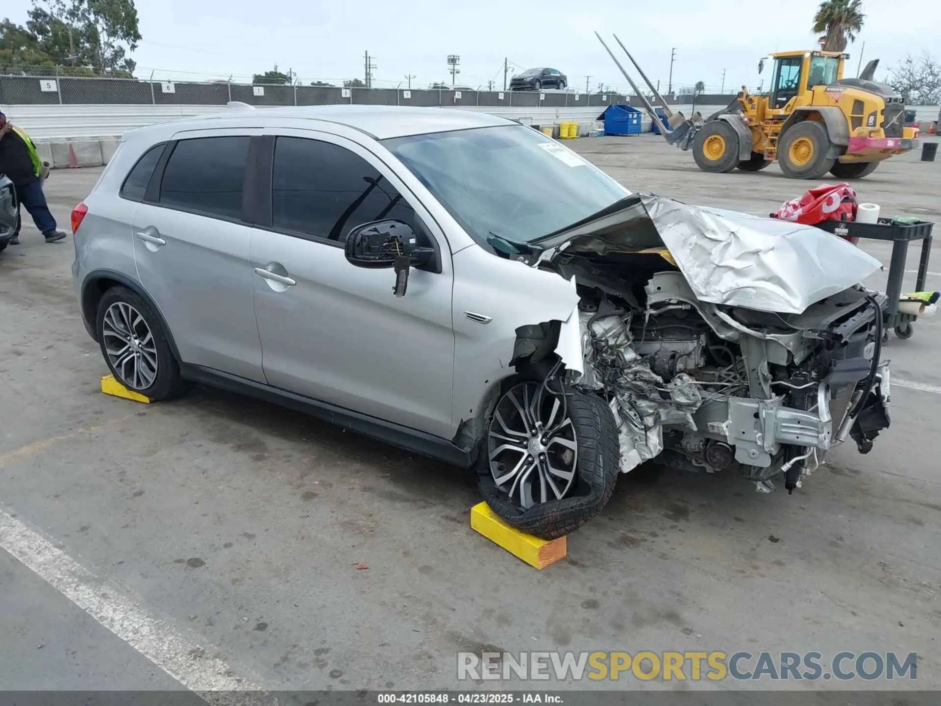1 Photograph of a damaged car JA4AP4AU8KU027686 MITSUBISHI OUTLANDER SPORT 2019