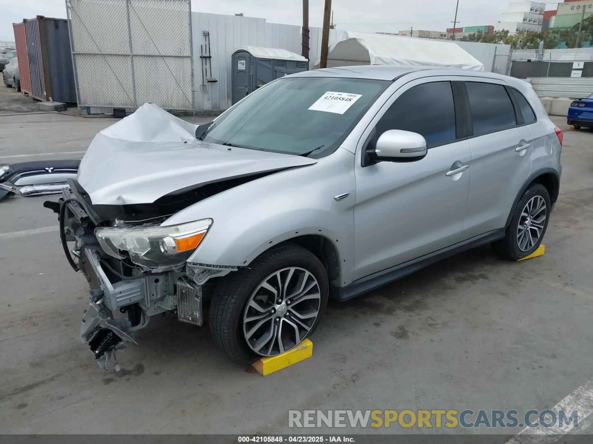 2 Photograph of a damaged car JA4AP4AU8KU027686 MITSUBISHI OUTLANDER SPORT 2019