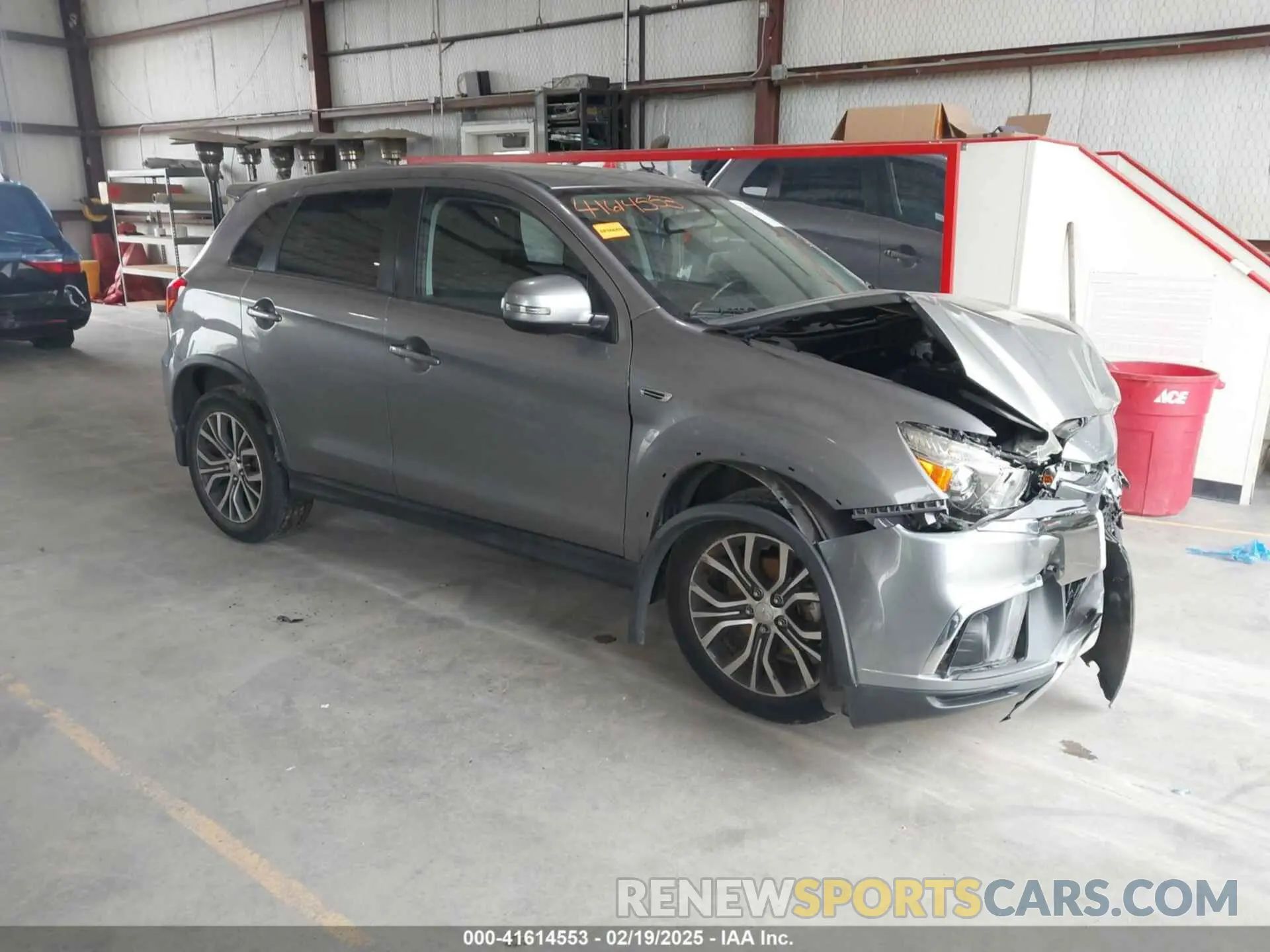 1 Photograph of a damaged car JA4AP4AUXKU005432 MITSUBISHI OUTLANDER SPORT 2019