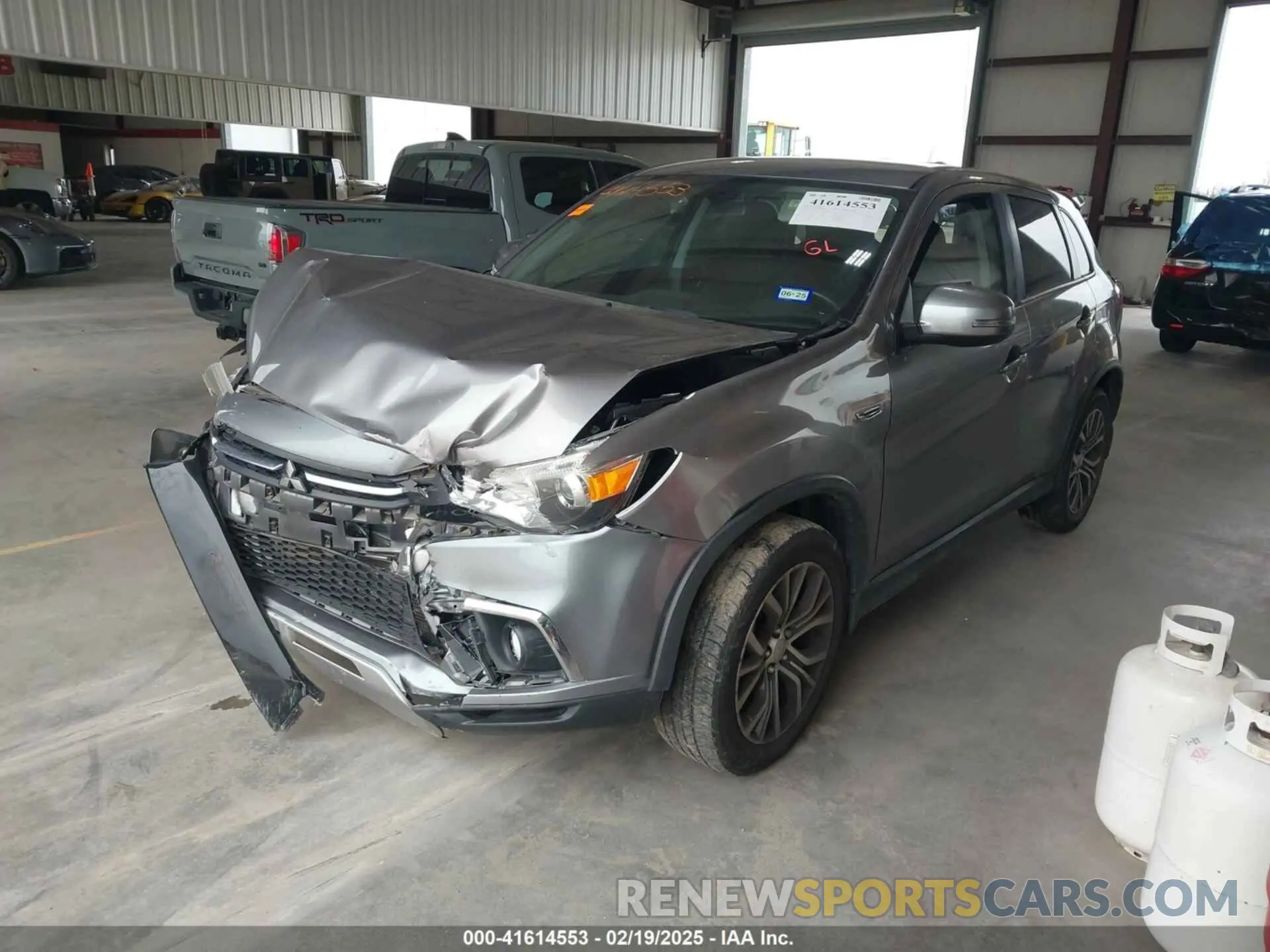 2 Photograph of a damaged car JA4AP4AUXKU005432 MITSUBISHI OUTLANDER SPORT 2019