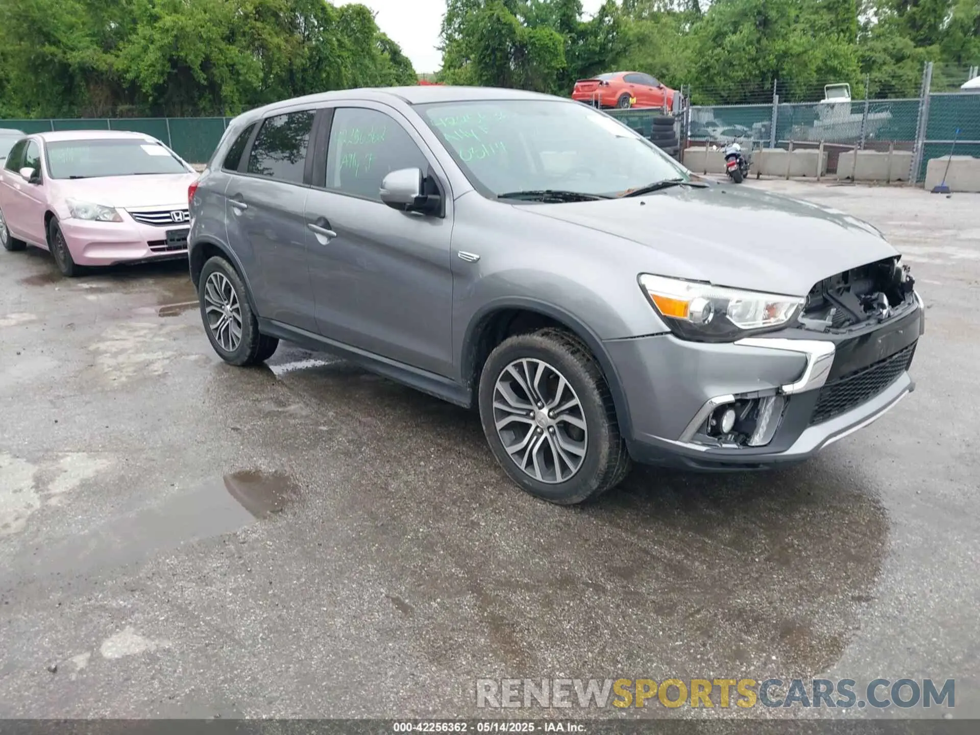 1 Photograph of a damaged car JA4AR3AU1KU022253 MITSUBISHI OUTLANDER SPORT 2019