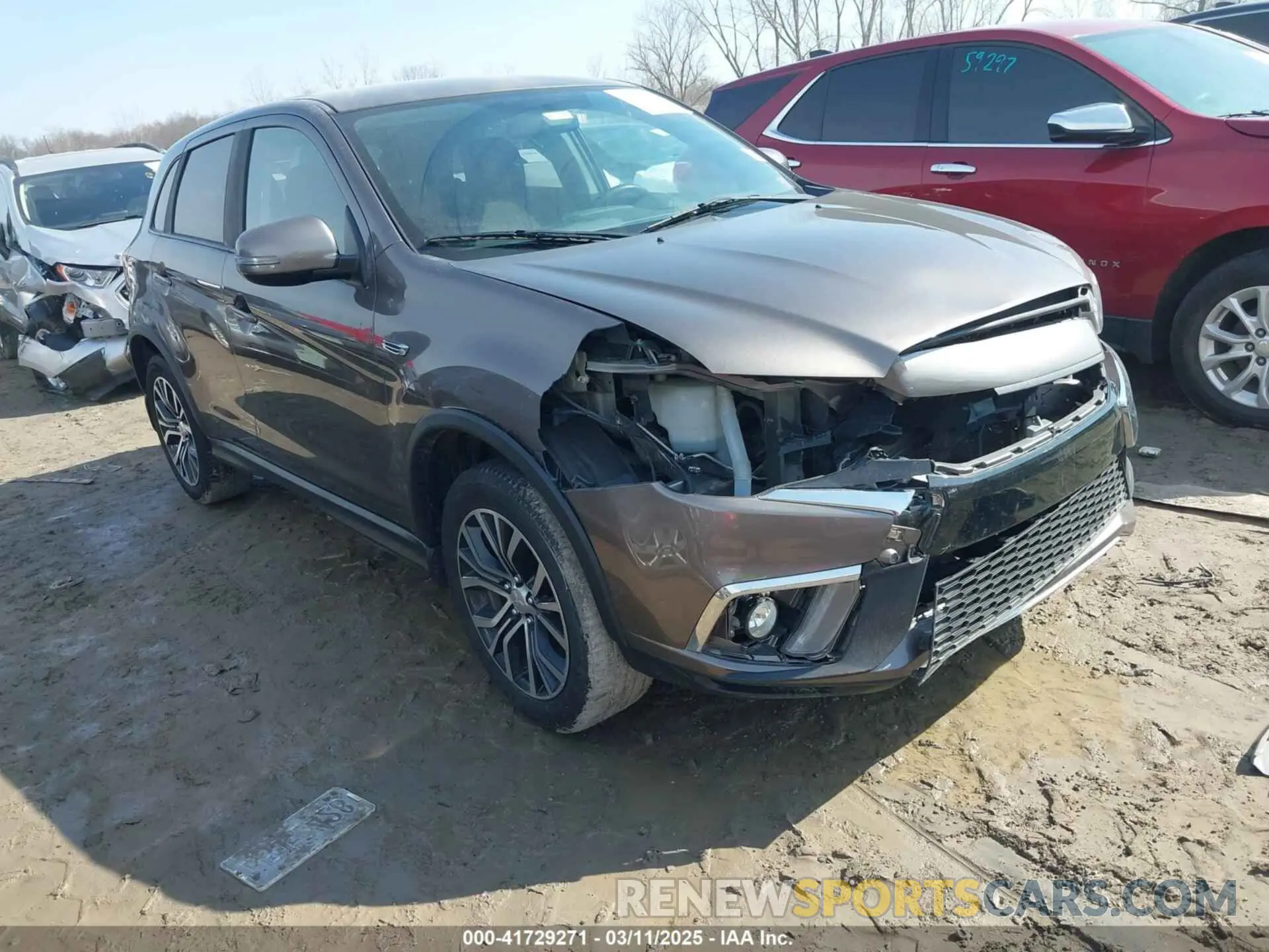 1 Photograph of a damaged car JA4AR3AU1KU031695 MITSUBISHI OUTLANDER SPORT 2019