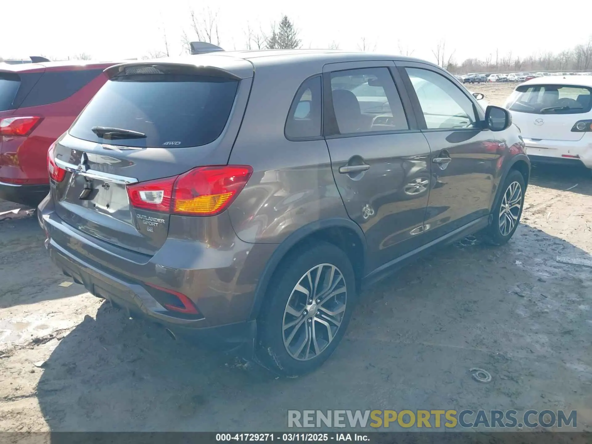 4 Photograph of a damaged car JA4AR3AU1KU031695 MITSUBISHI OUTLANDER SPORT 2019