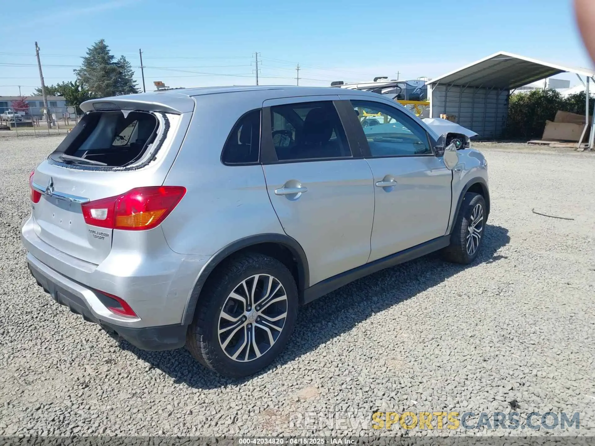 4 Photograph of a damaged car JA4AR3AU2KU007860 MITSUBISHI OUTLANDER SPORT 2019