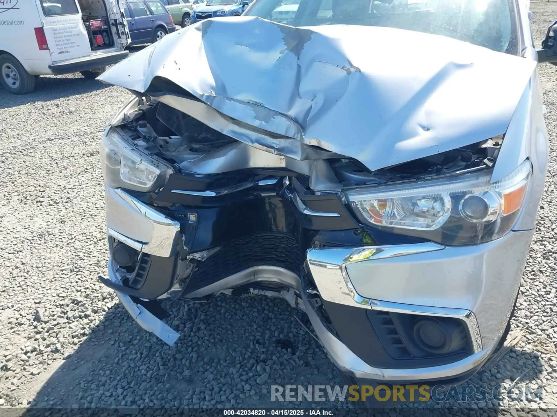 6 Photograph of a damaged car JA4AR3AU2KU007860 MITSUBISHI OUTLANDER SPORT 2019