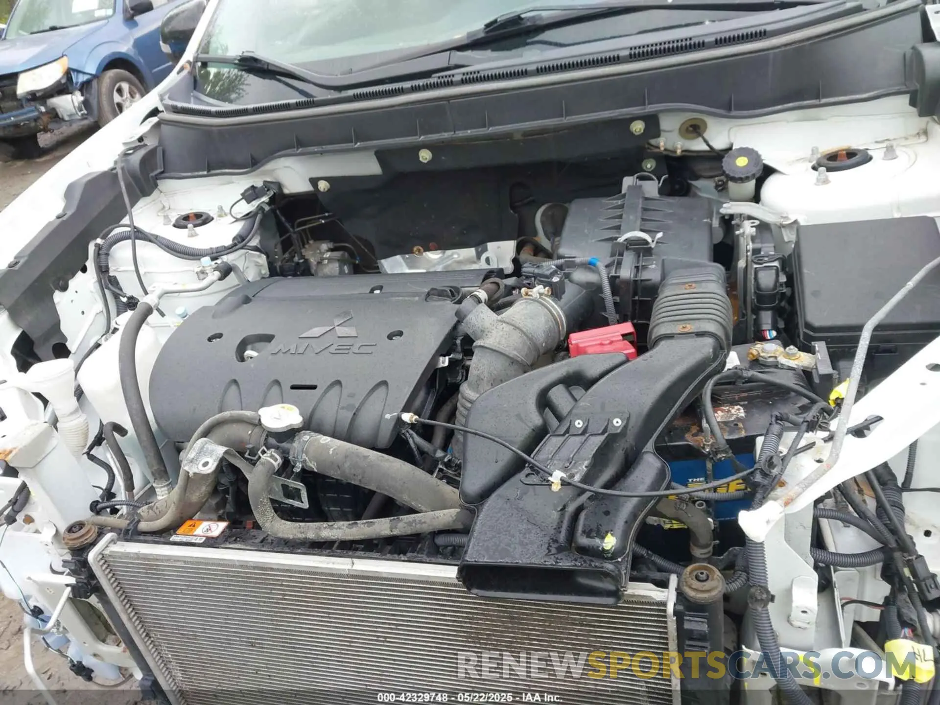 10 Photograph of a damaged car JA4AR3AU2KU016767 MITSUBISHI OUTLANDER SPORT 2019
