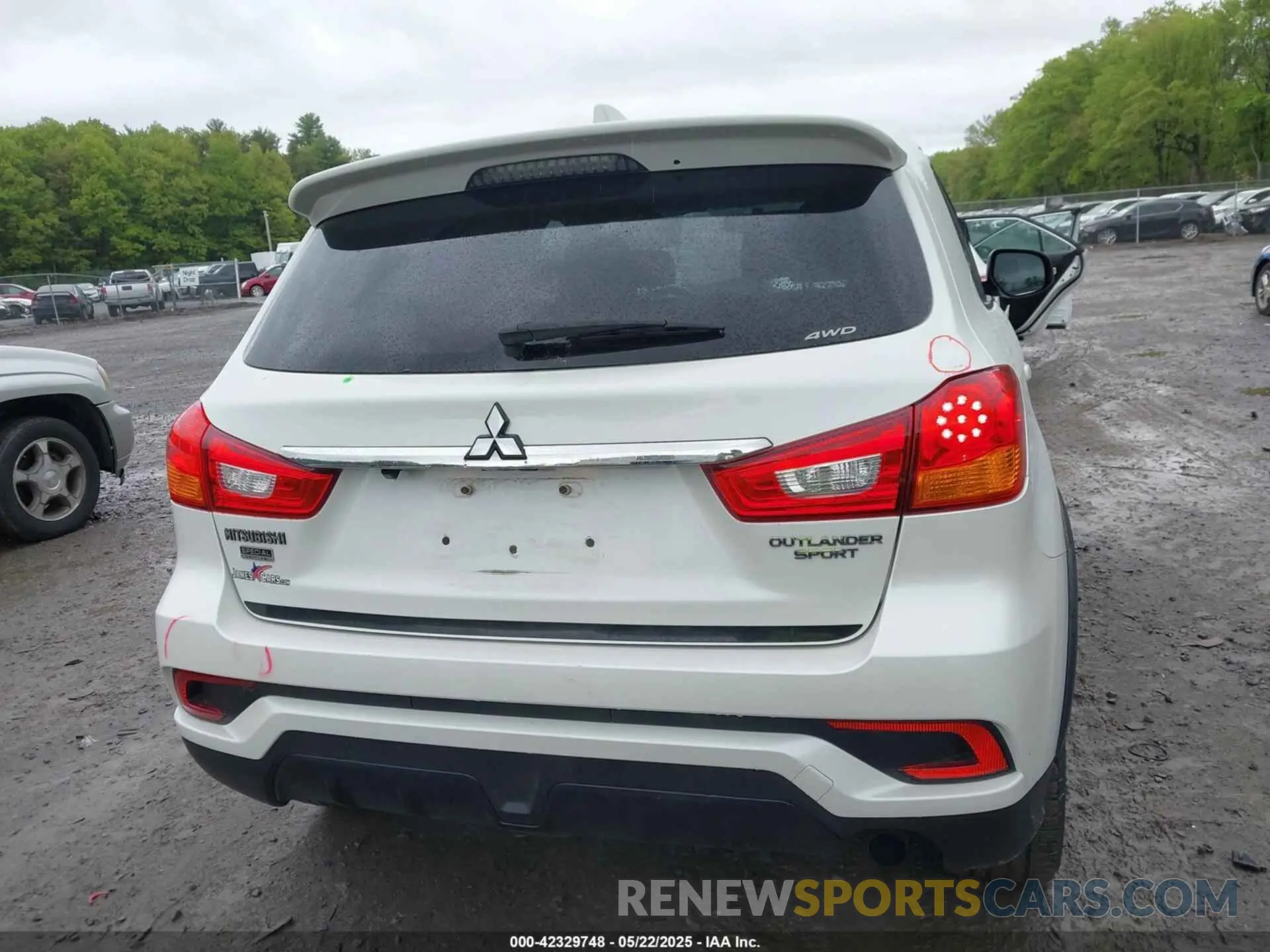 16 Photograph of a damaged car JA4AR3AU2KU016767 MITSUBISHI OUTLANDER SPORT 2019