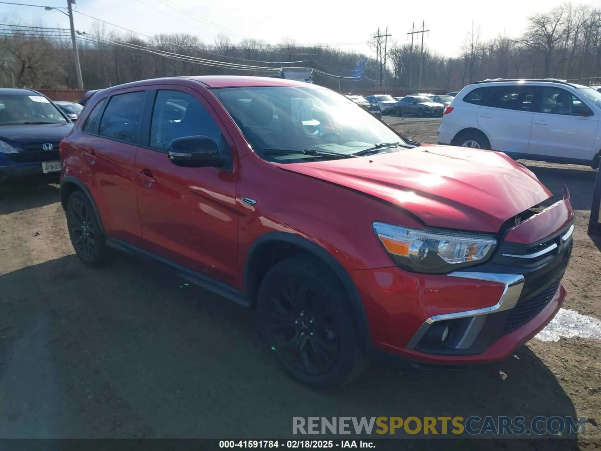 1 Photograph of a damaged car JA4AR3AU2KU020205 MITSUBISHI OUTLANDER SPORT 2019