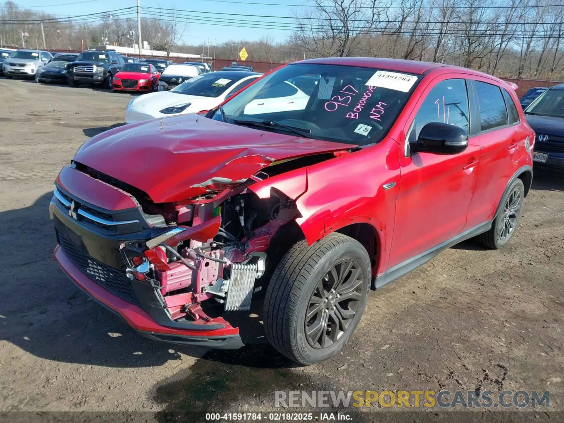 2 Photograph of a damaged car JA4AR3AU2KU020205 MITSUBISHI OUTLANDER SPORT 2019