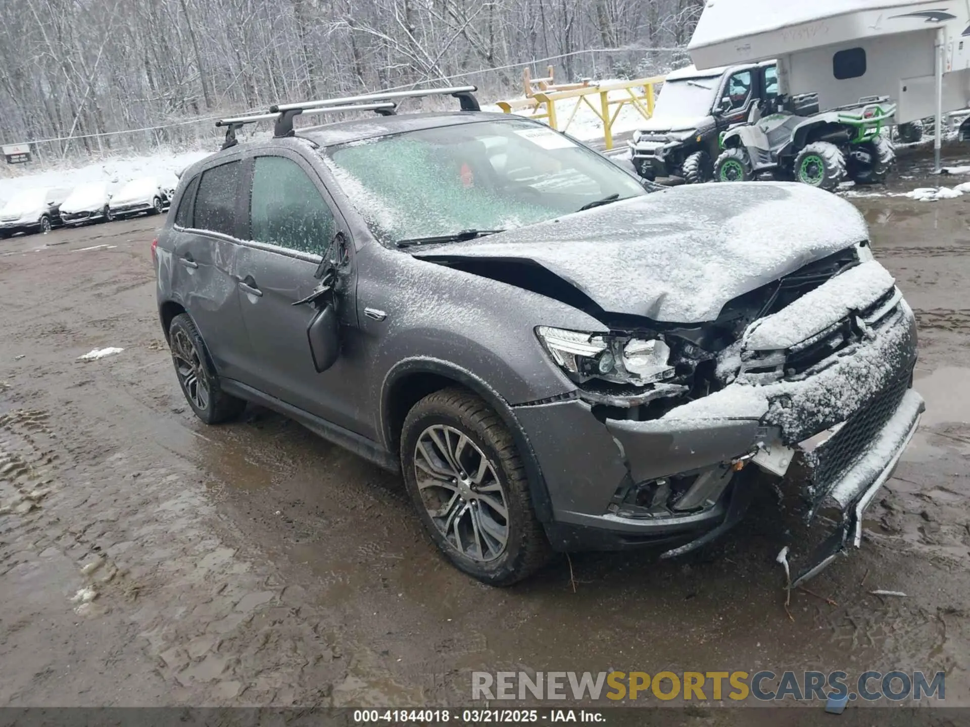 1 Photograph of a damaged car JA4AR3AU3KU001369 MITSUBISHI OUTLANDER SPORT 2019