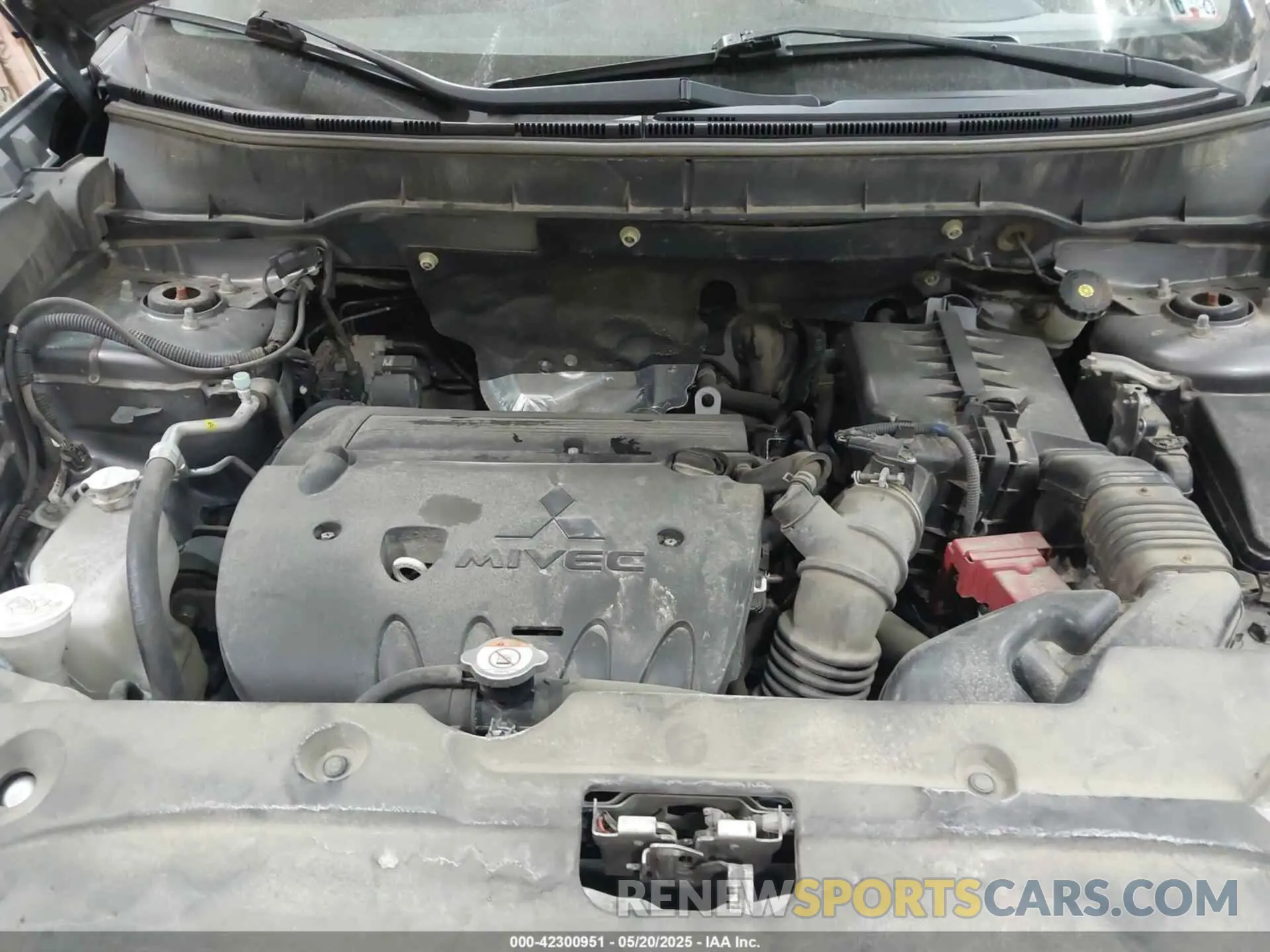 10 Photograph of a damaged car JA4AR3AU3KU028605 MITSUBISHI OUTLANDER SPORT 2019